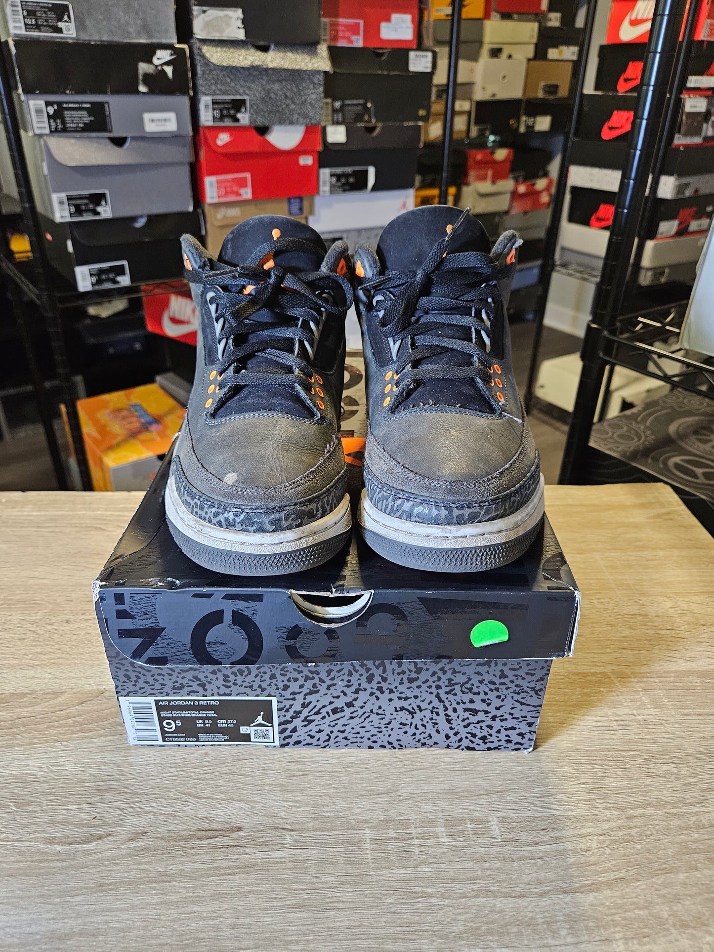 Size 9.5 - Jordan 3 Retro 2023 Mid Fear