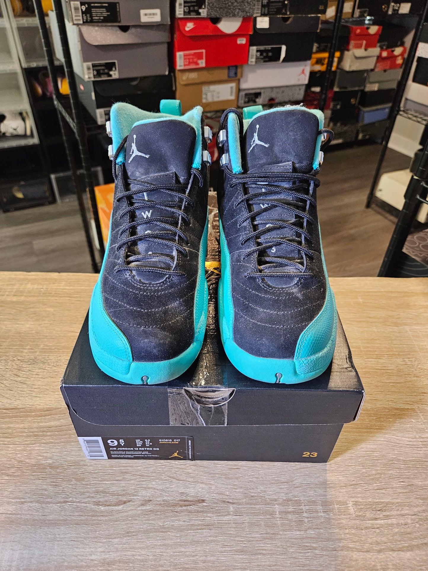Size 9.5 - AJ 12 Hyper Jade