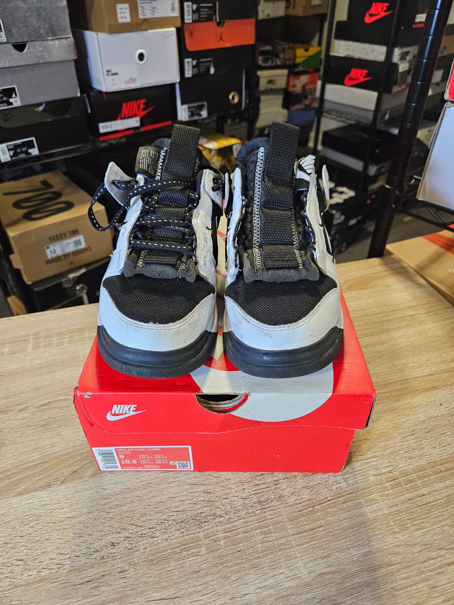 Size 9 - Air Dunk Jumbo Reverse Panda