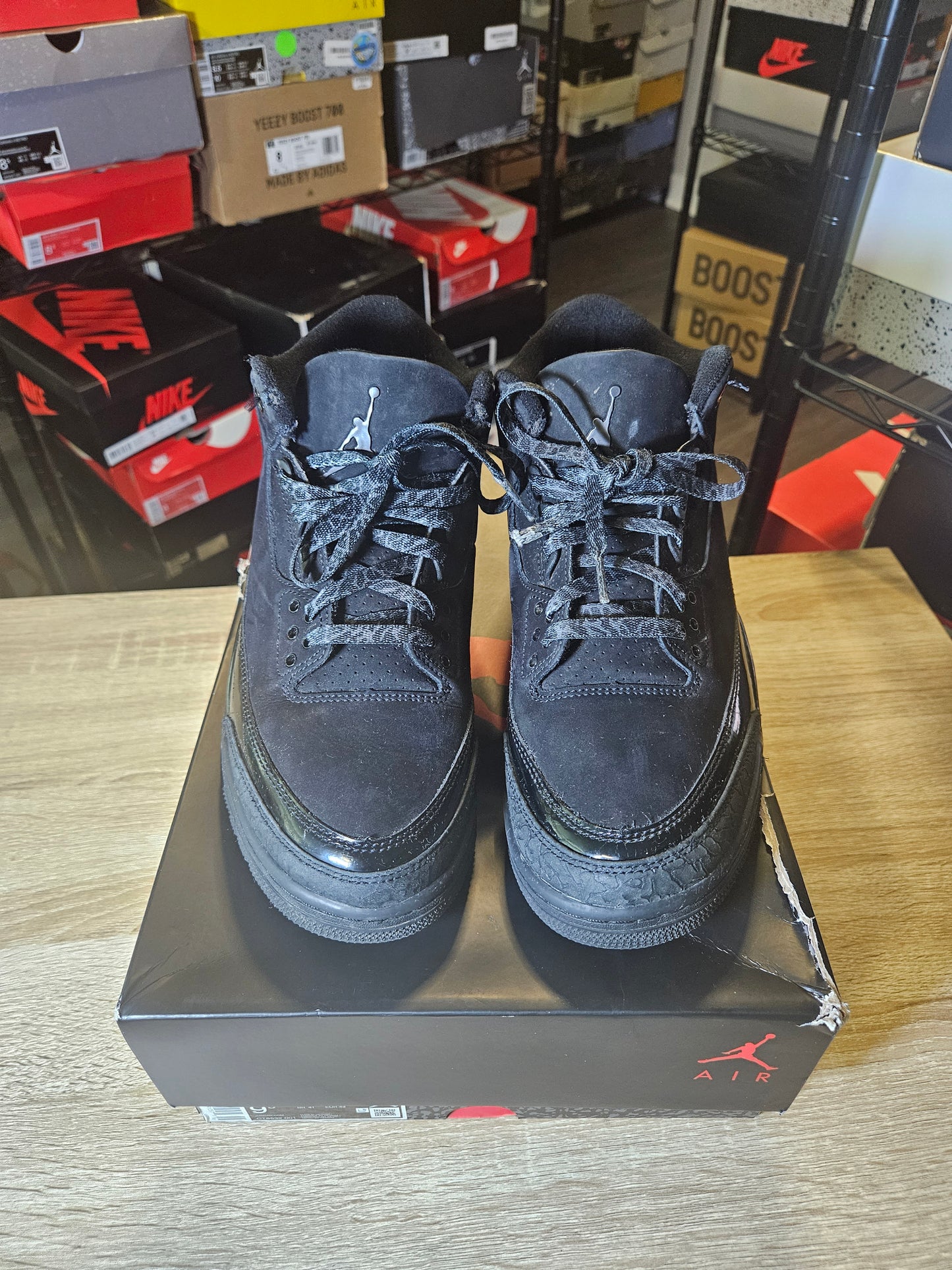 Size 9.5 - AJ 3 Retro 2025 Black Cat