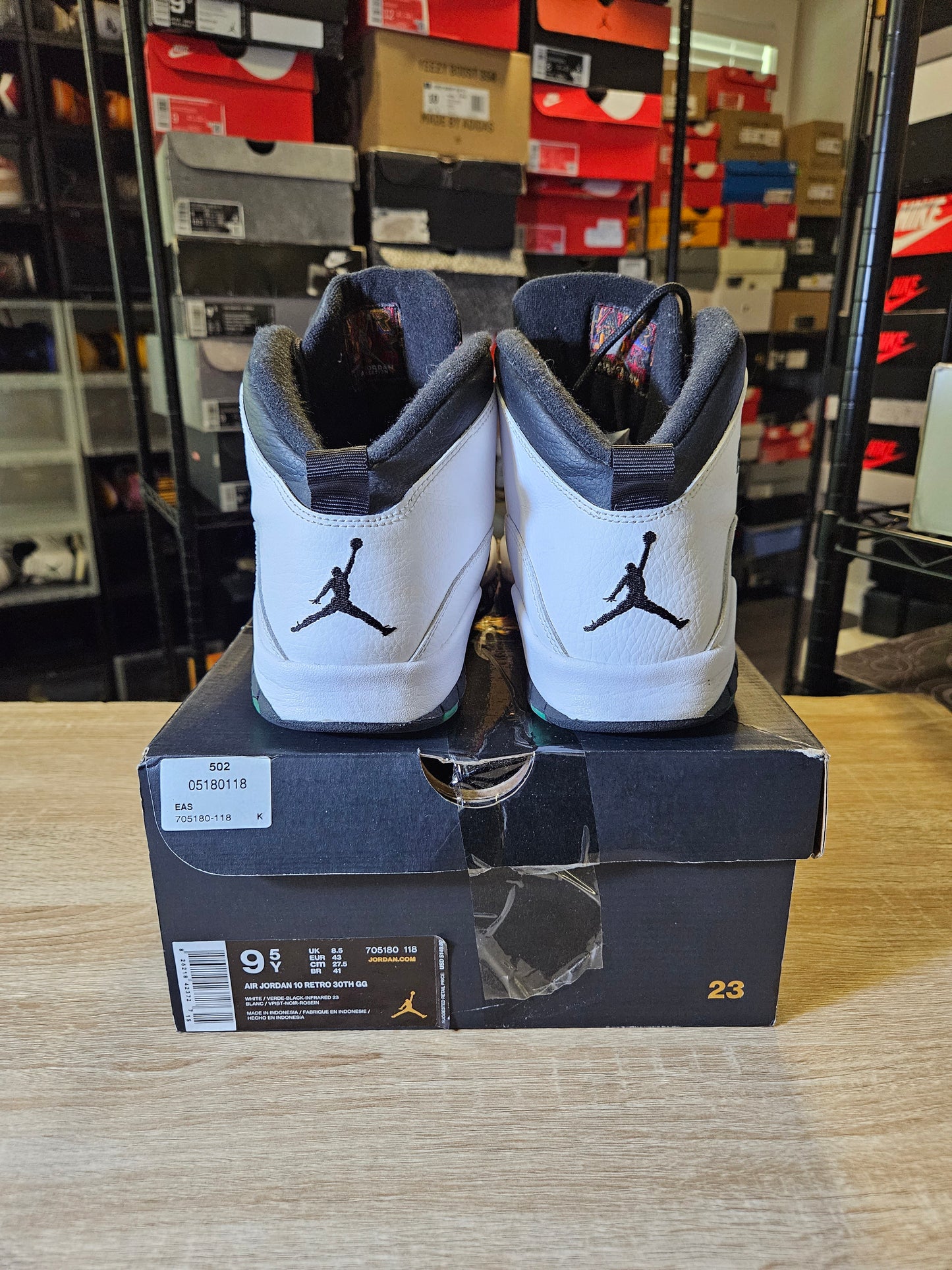 Size 9.5 - AJ 10 Retro Verde