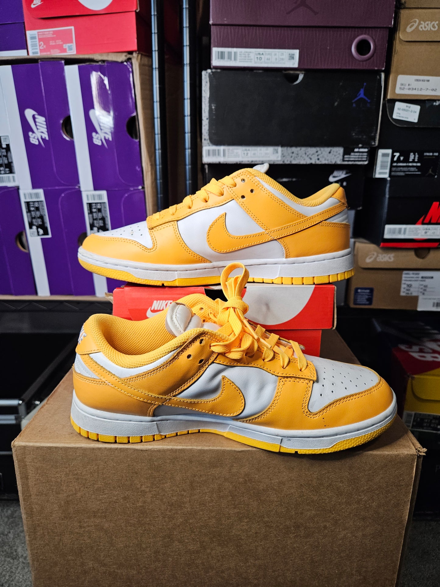 Size 9.5W/8M - Dunk Low Laser Orange