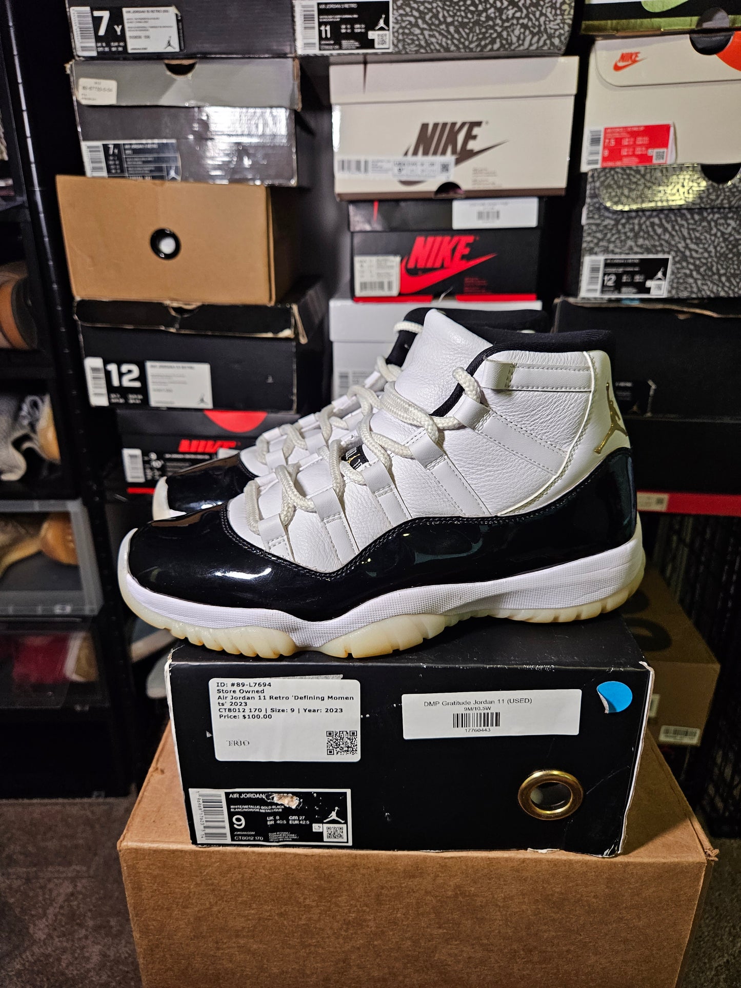 Size 9 - AJ 11 Retro Mid Gratitude / Defining Moments