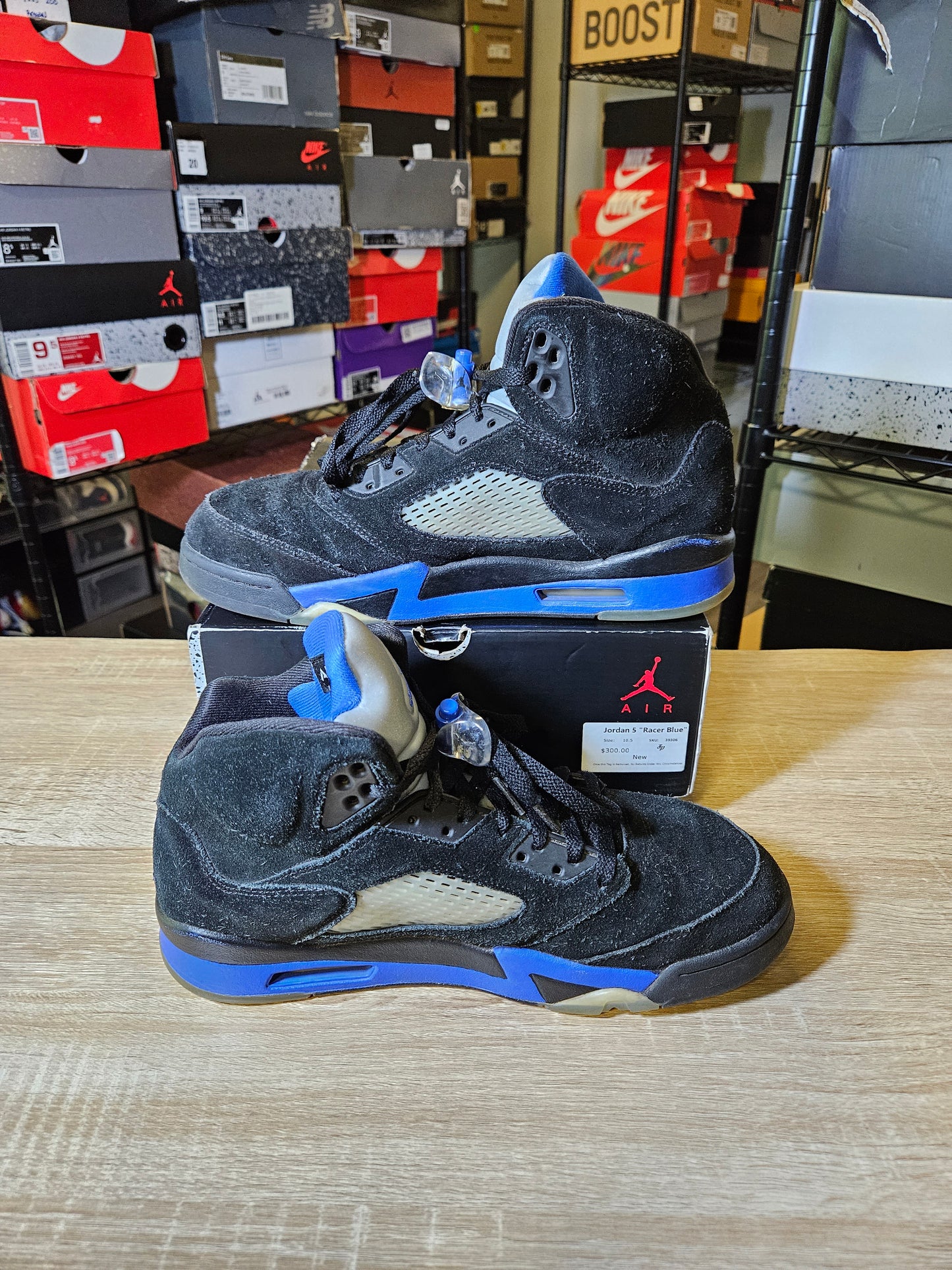Size 10.5 - AJ 5 Retro Mid Racer Blue