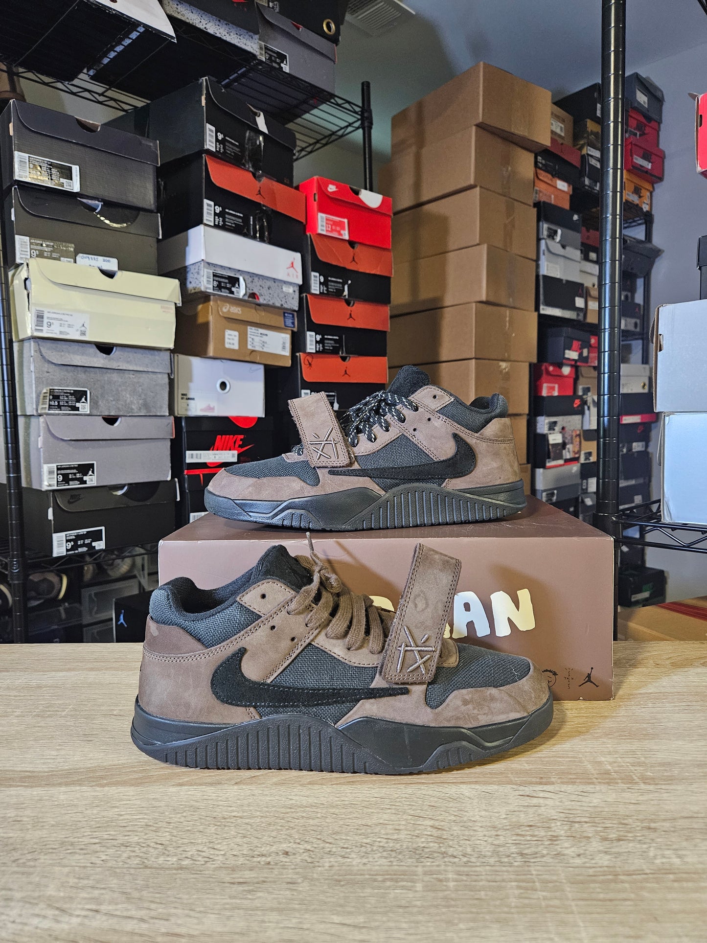Size 11 - Travis Scott x AJ Jumpman Jack TR Dark Mocha