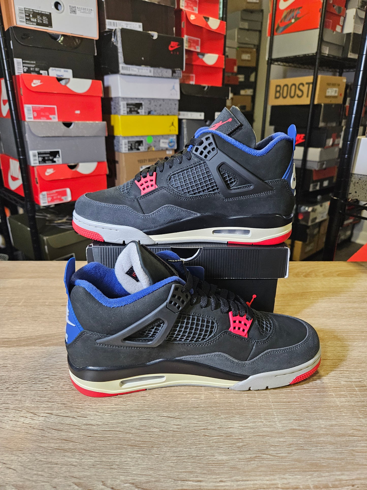 Size 10 - AJ 4 Retro Rare Air - White Lettering