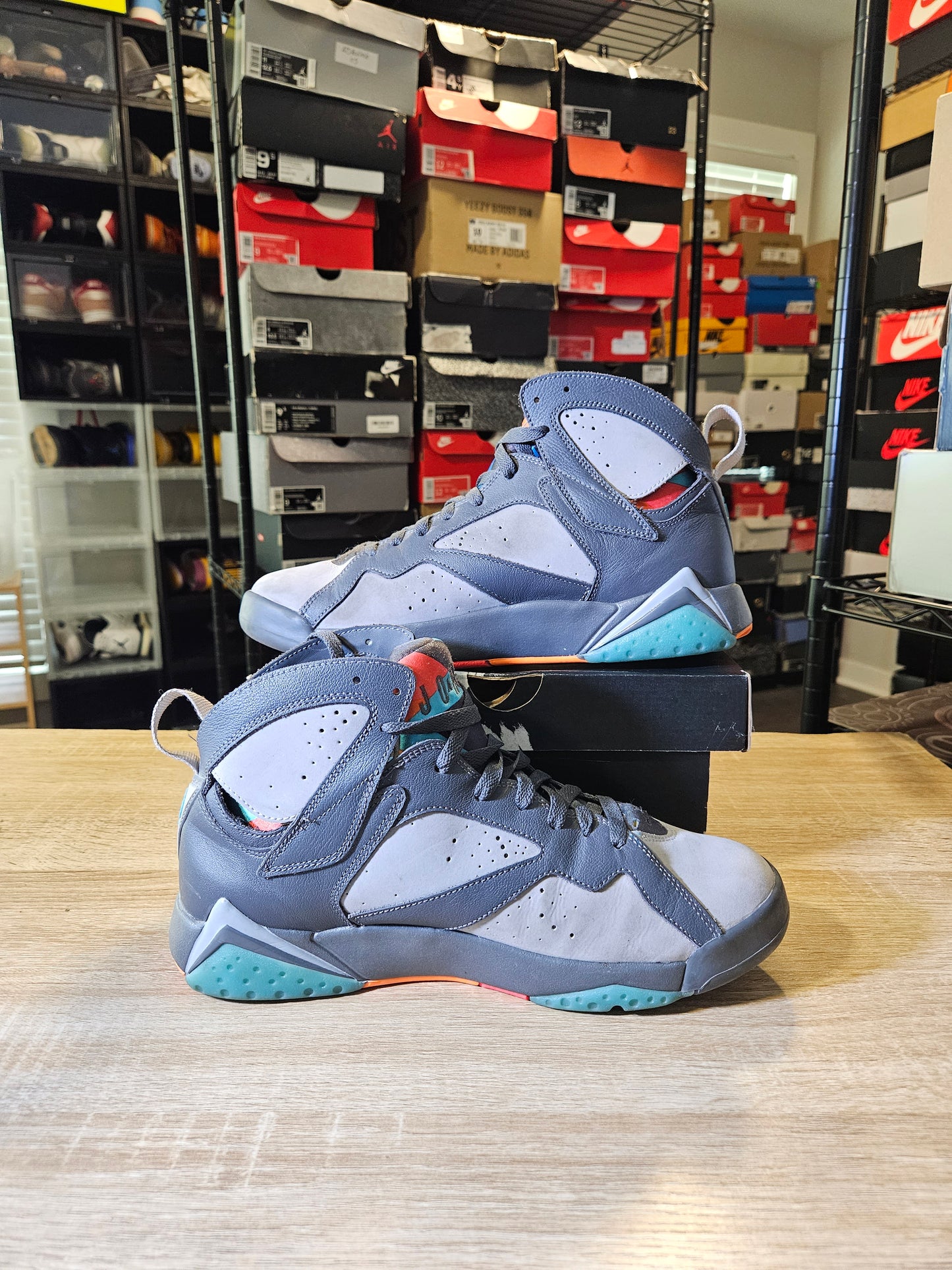 Size 9.5 - AJ 7 Retro Barcelona Days