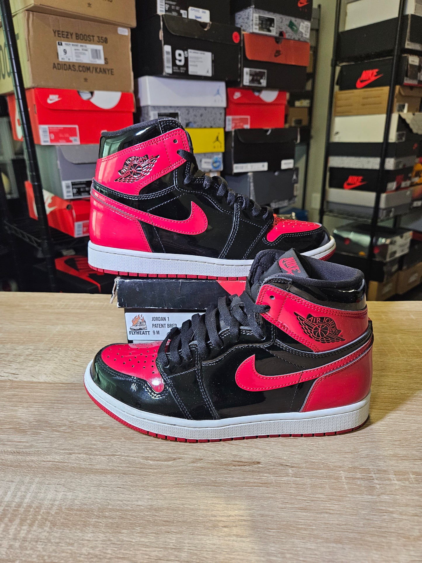 Size 9 - AJ 1 Retro OG High Patent Bred