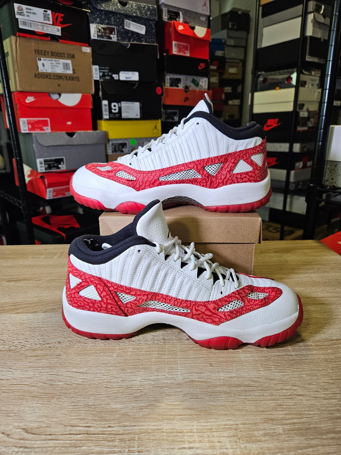 Size 10 - AJ 11 Retro IE Low Gym Red