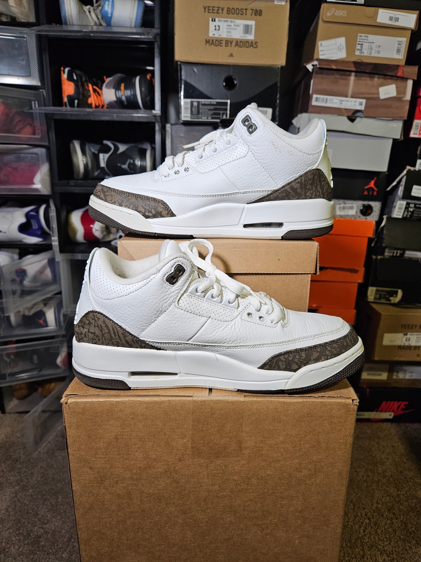 Size 9.5 - AJ 3 Retro 2018 Mocha