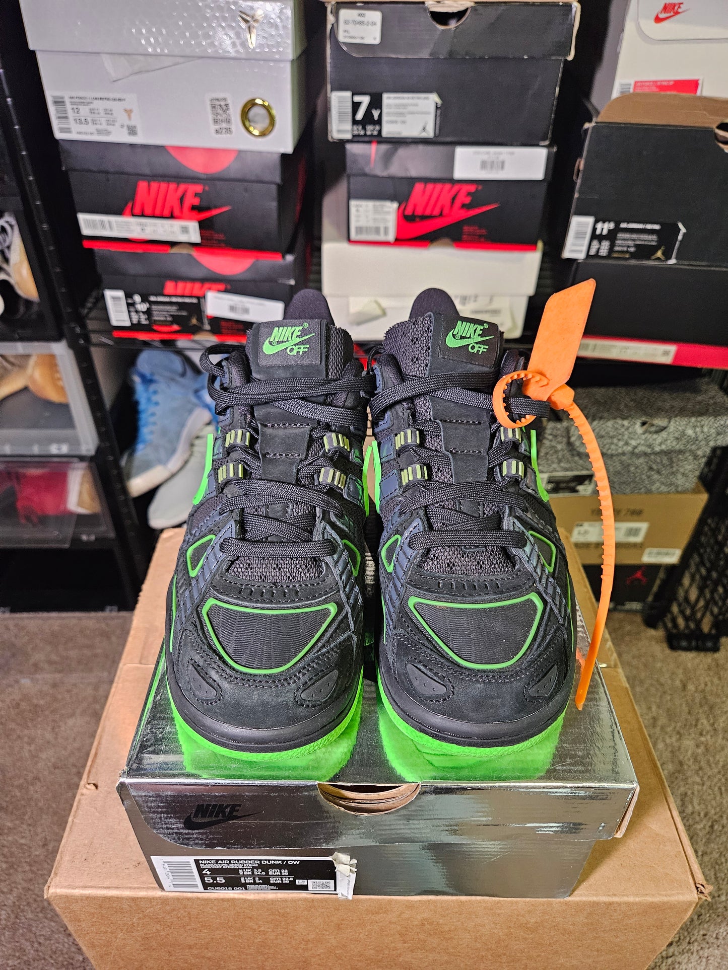 Size 4 - Off White Rubber Dunk