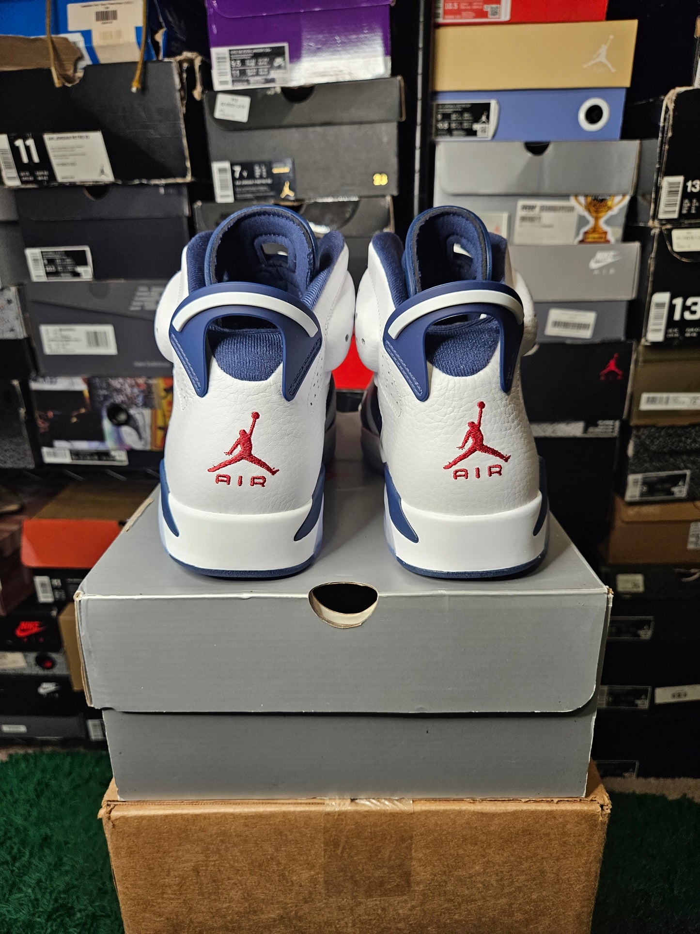 Size 10.5 - AJ 6 Retro 2024 Olympic