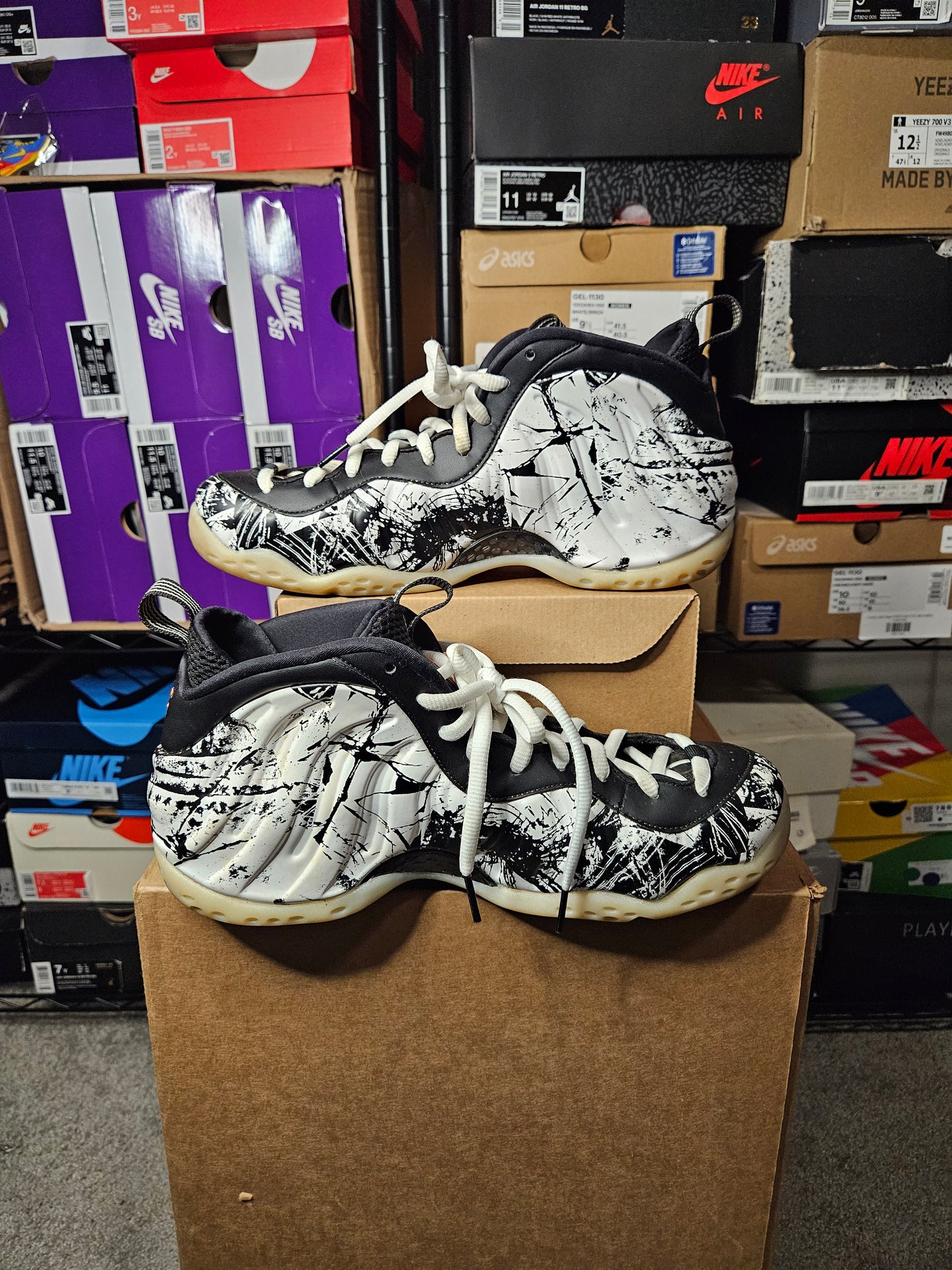 Size 10.5 - Air Foamposite One Shattered Backboard