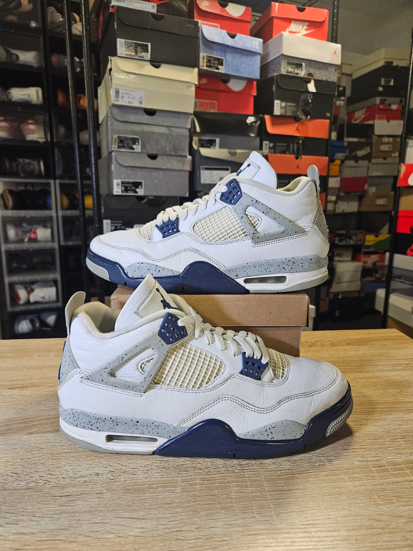 Size 11 - AJ 4 Midnight Navy