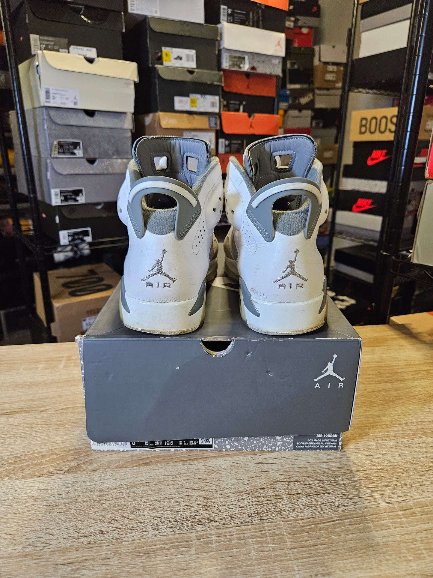 Size 8.5 - AJ 6 Retro Low Cool Grey