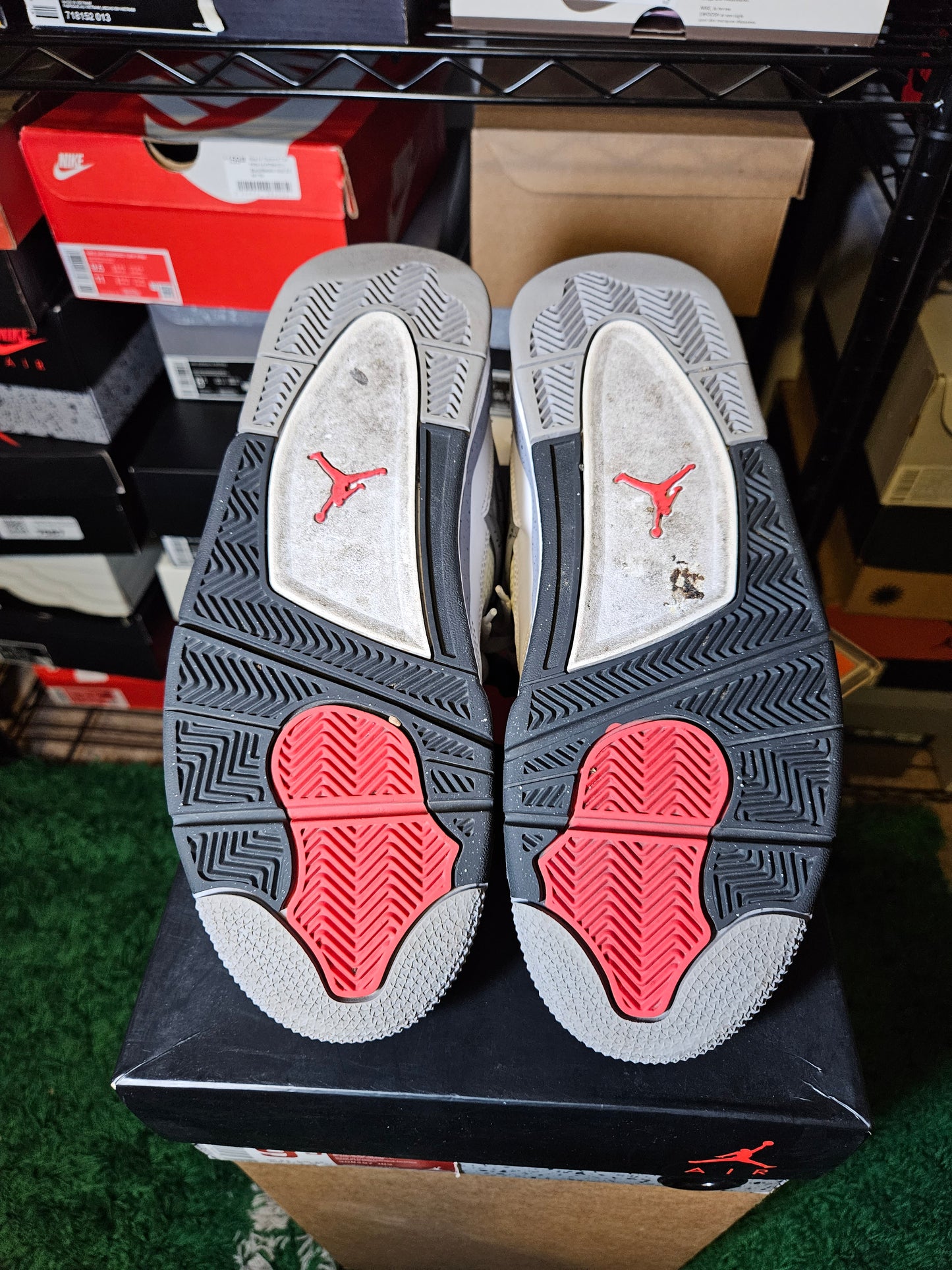 Size 9.5 - AJ 4 Retro Cement 2012