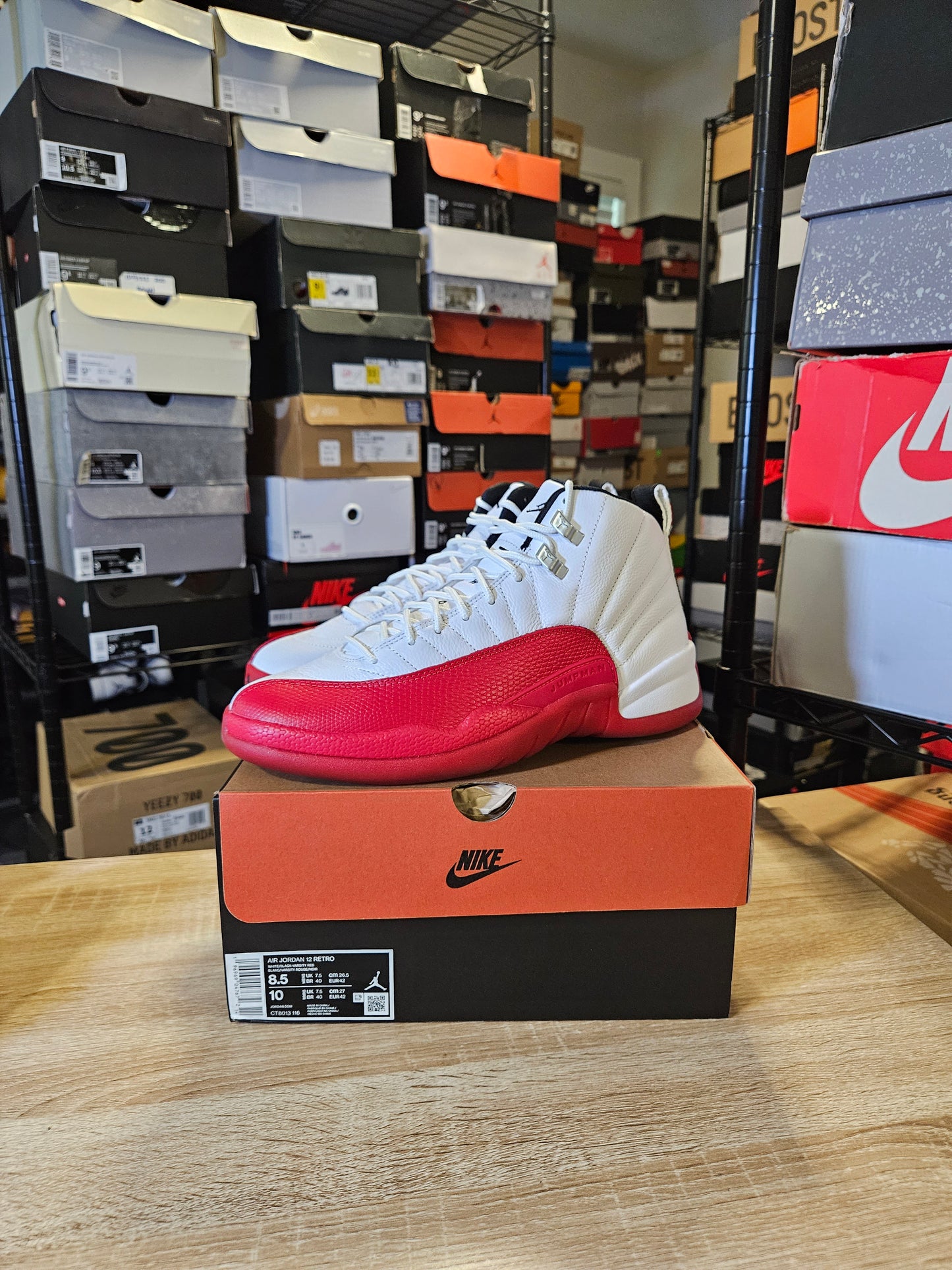 Size 8.5 - AJ 12 Retro 2023 Mid Cherry