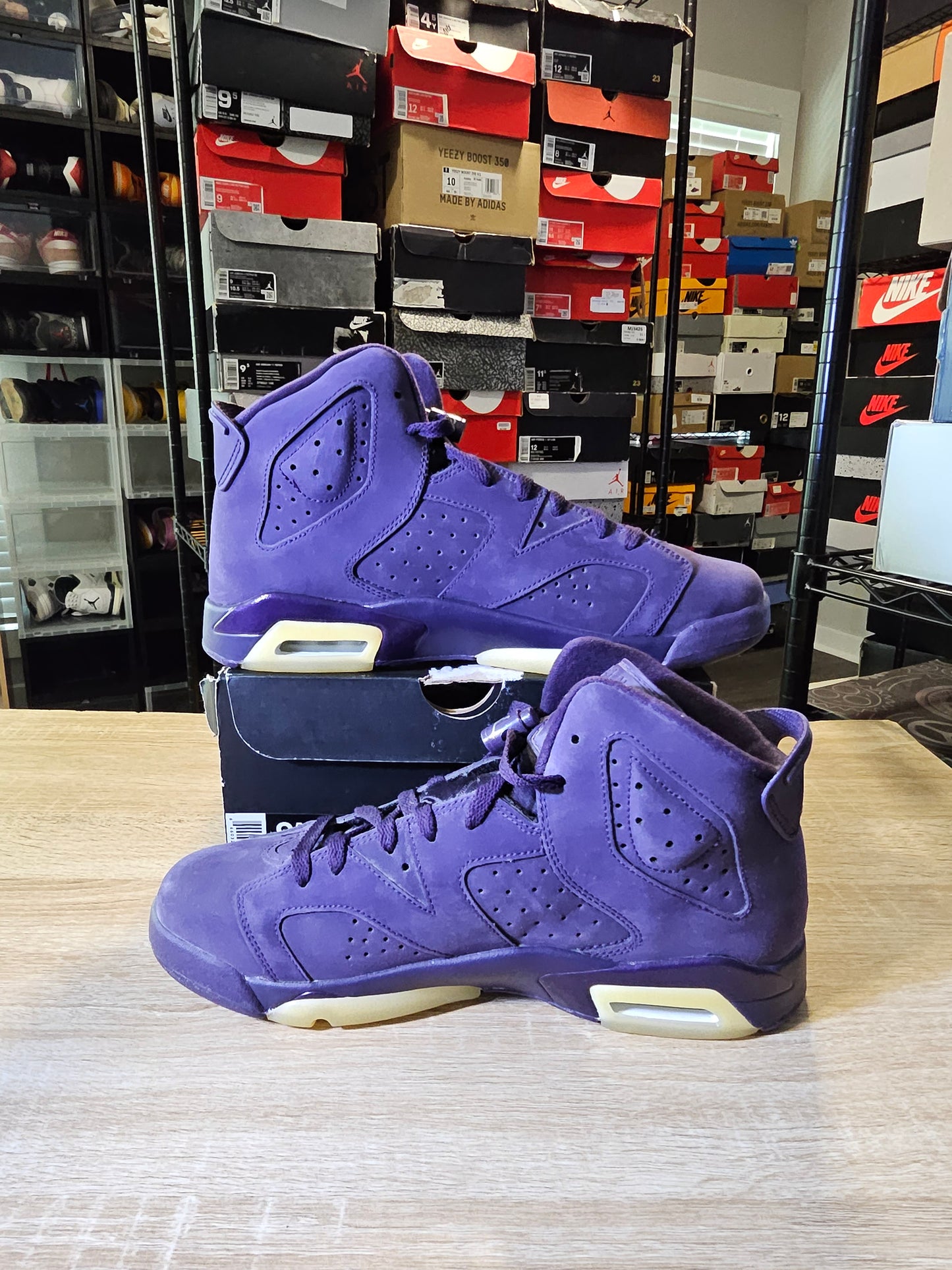 Size 9.5 - AJ 6 Retro Purple Dynasty