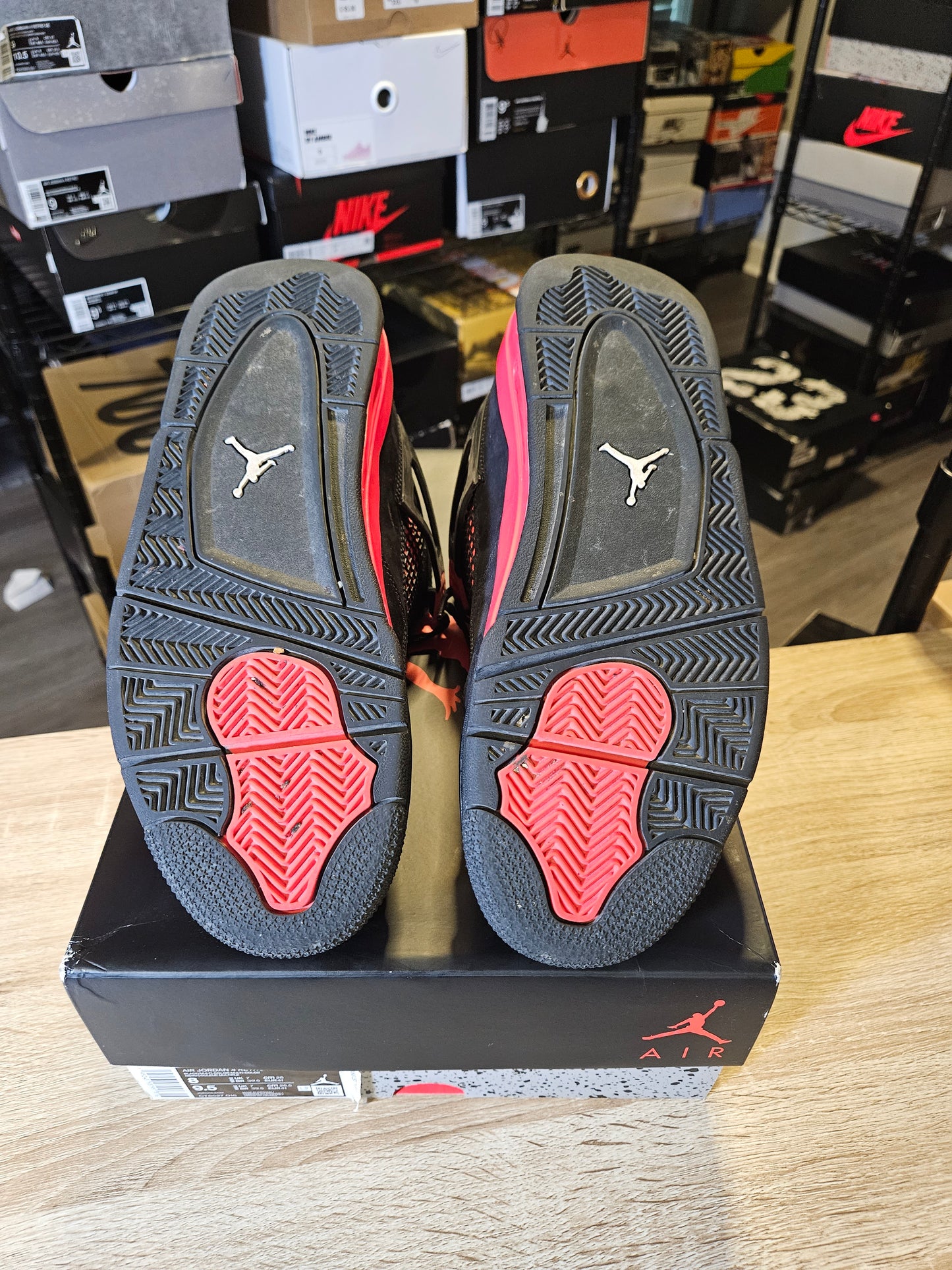 Size 8 - AJ 4 Retro Mid Red Thunder