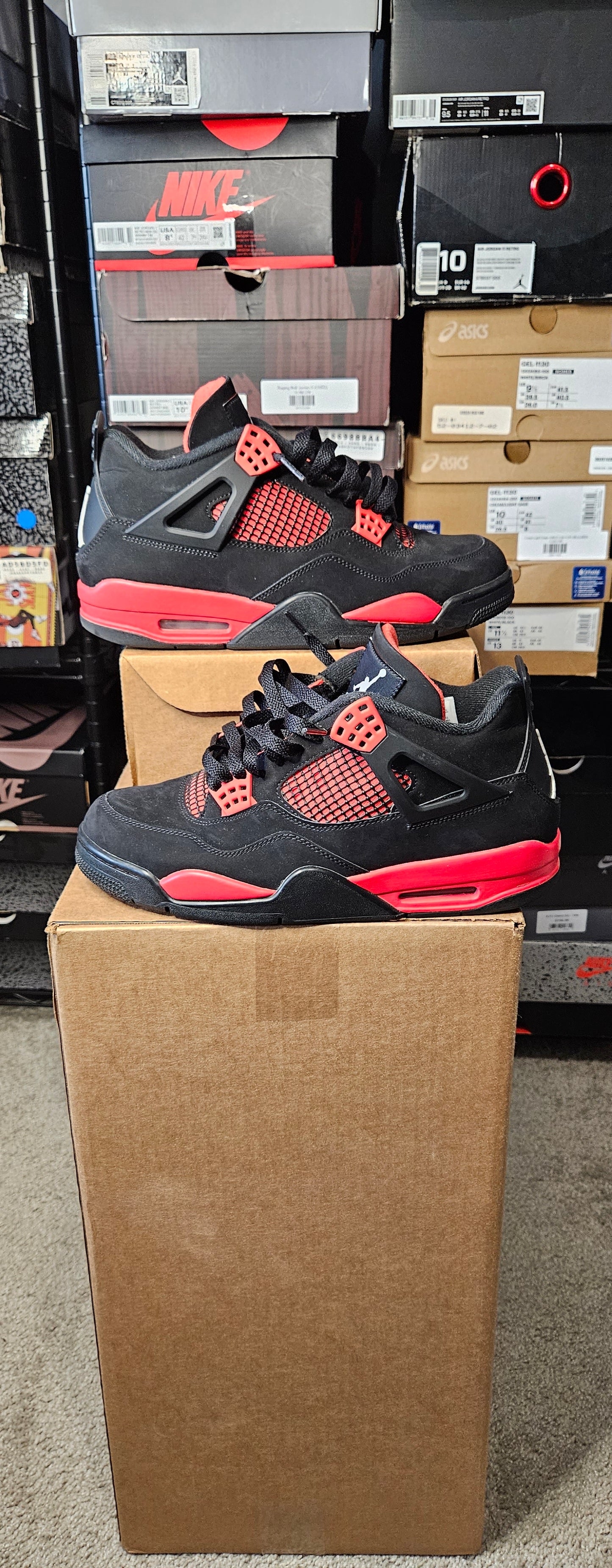 Size 10 - AJ 4 Retro Mid Red Thunder