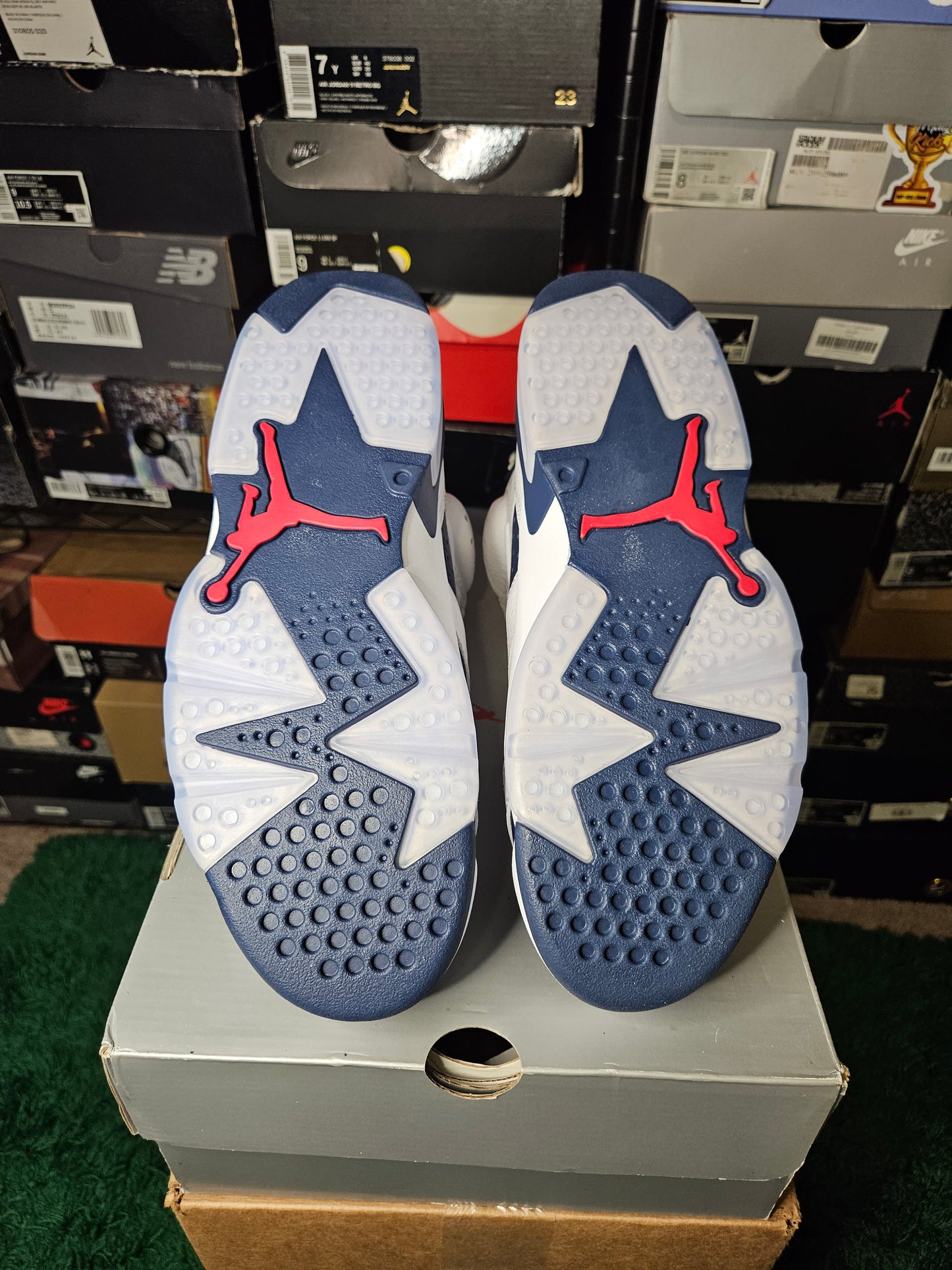 Size 10.5 - AJ 6 Retro 2024 Olympic