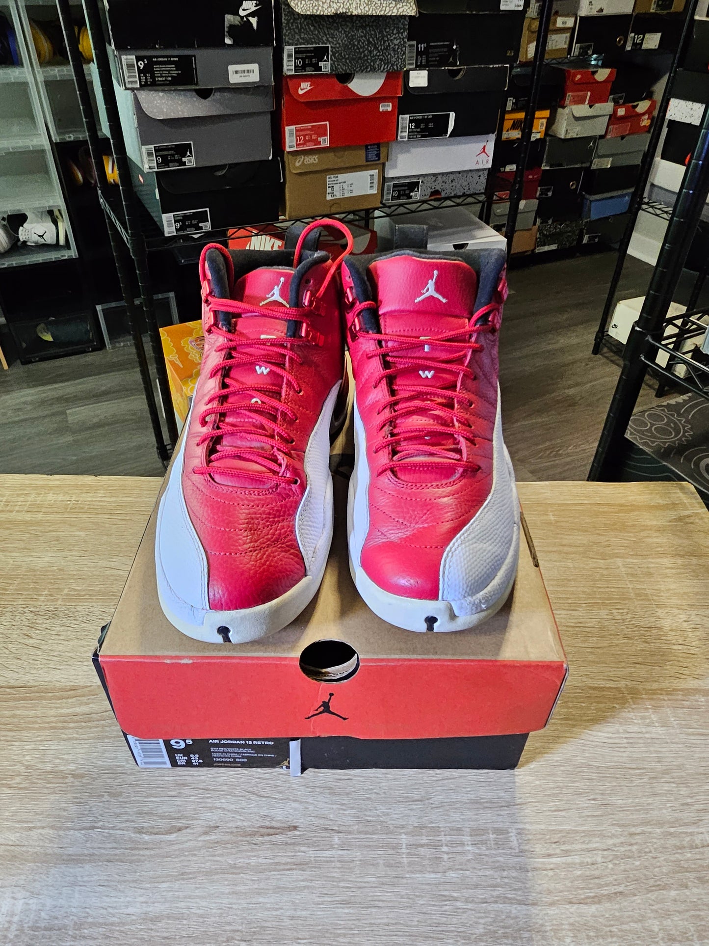Size 9.5 - AJ 12 Retro Gym Red