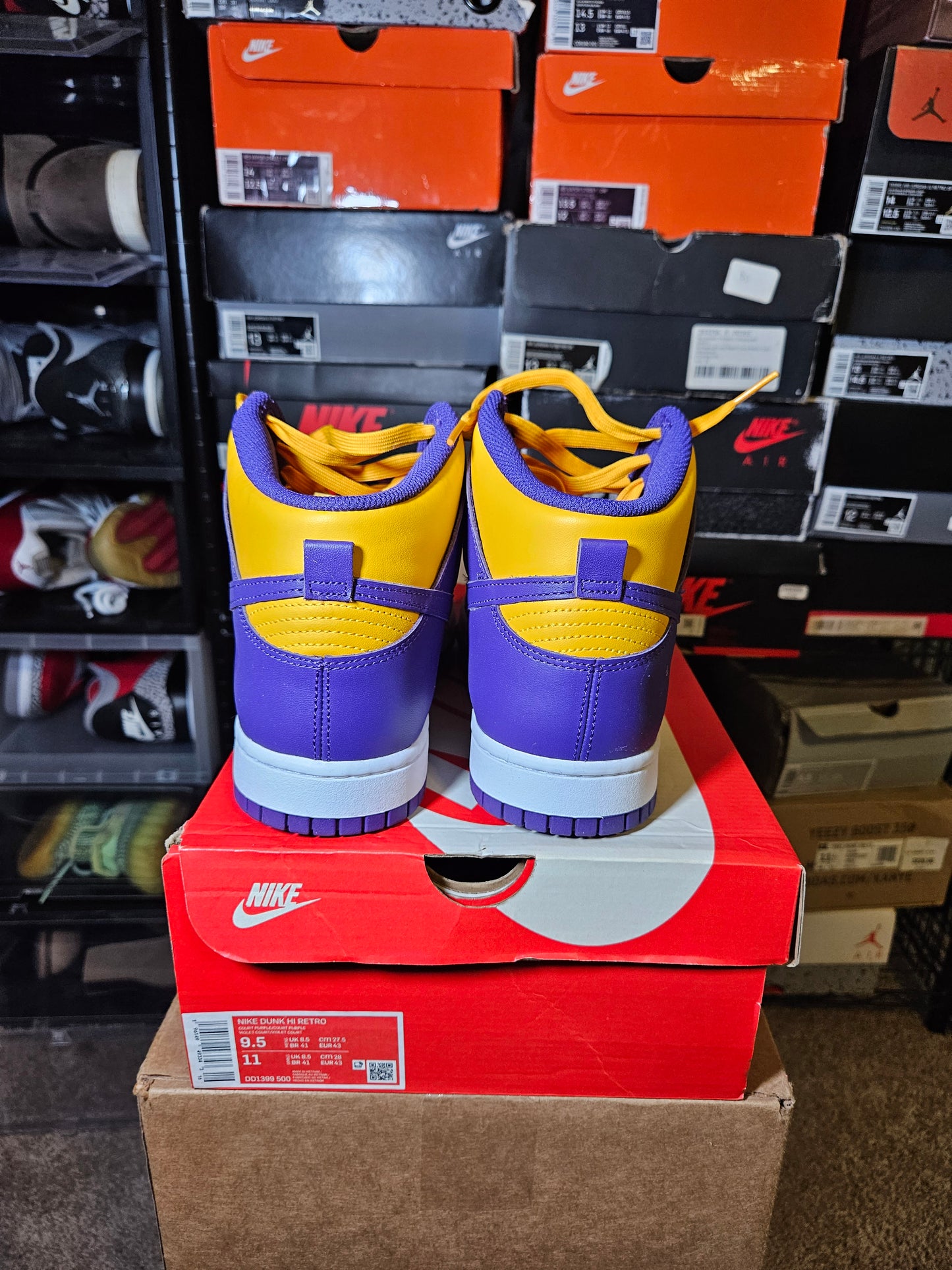 Size 9 - Dunk High Lakers