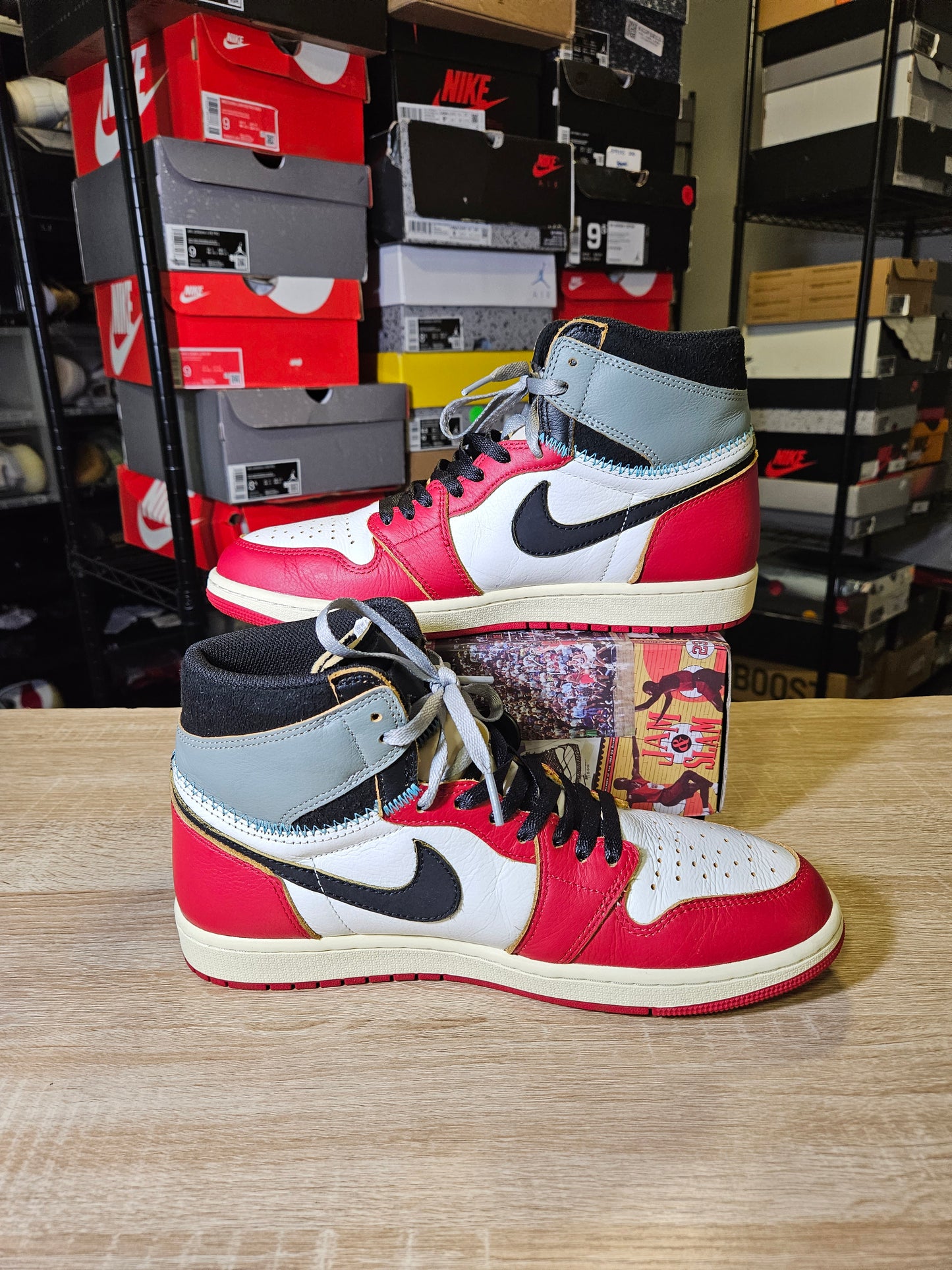 Size 10.5 - Union LA x Air Jordan 1 Retro OG SP High Chicago Shadow