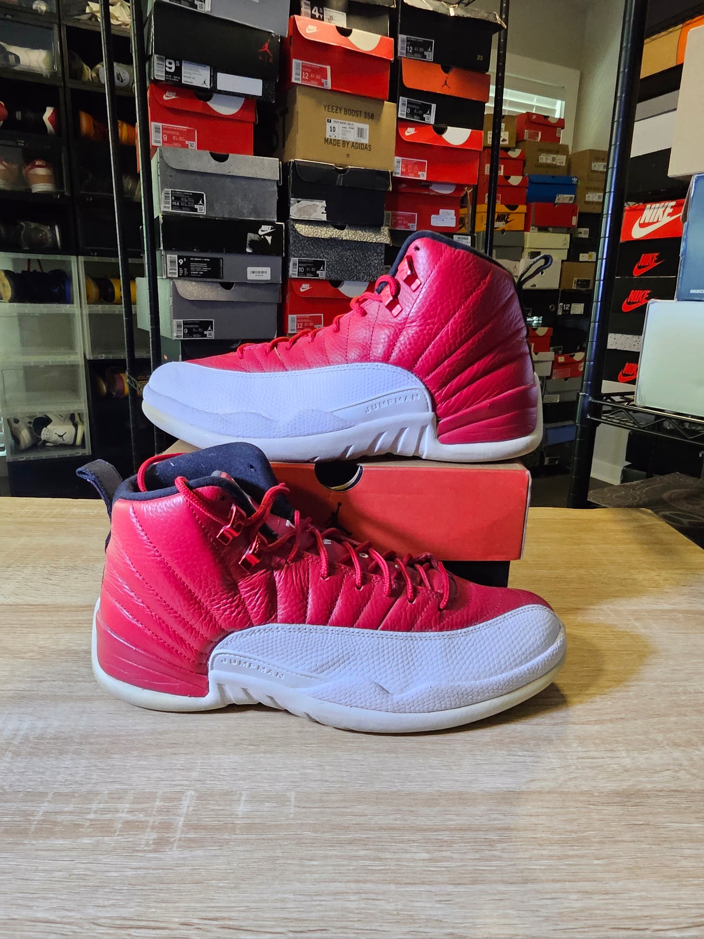 Size 9.5 - AJ 12 Retro Gym Red