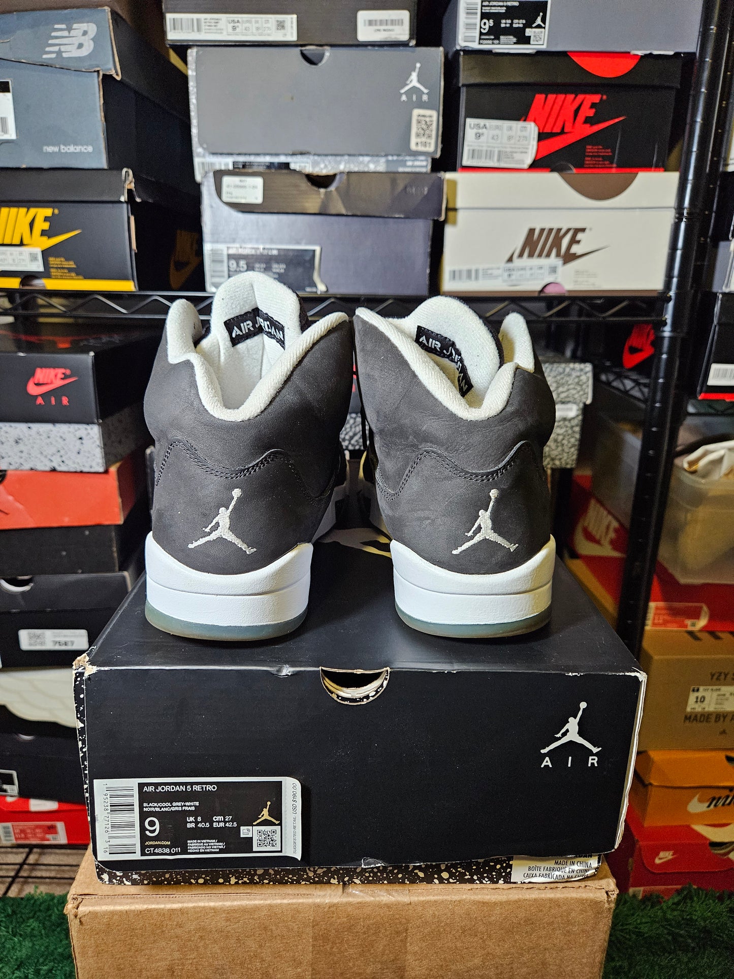 Size 9 - AJ 5 Retro Mid Oreo