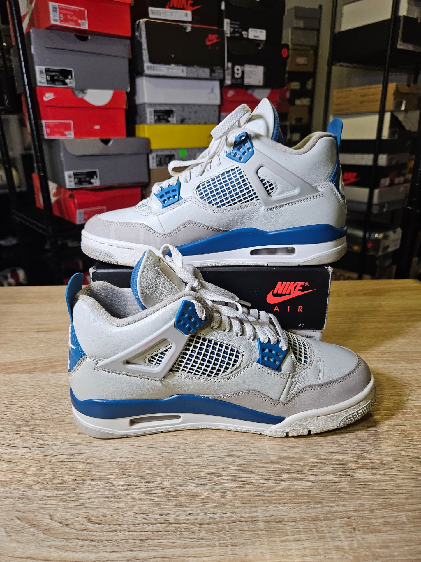 Size 8.5 - AJ 4 Retro 2024 Military Blue