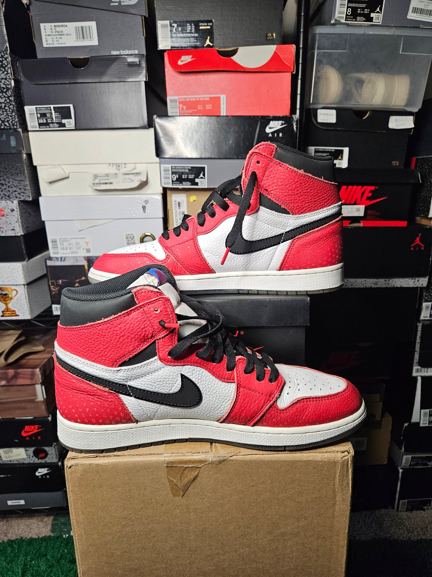 Size 11 - AJ 1 Origin Story Gym Red 2018