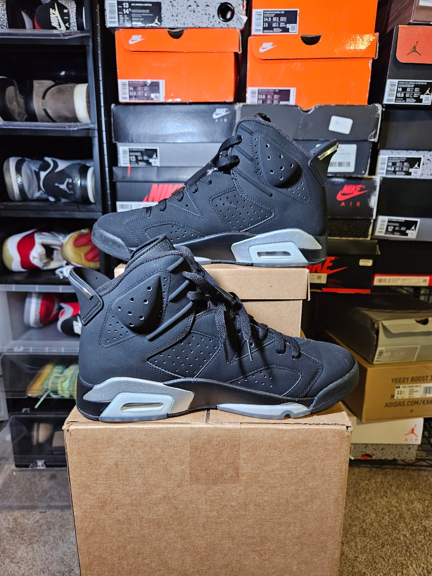 Size 9 - AJ 6 Retro Mid Chrome