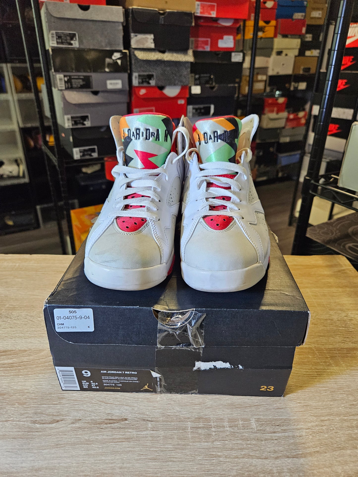 Size 9 - AJ 7 Retro 2015 Hare