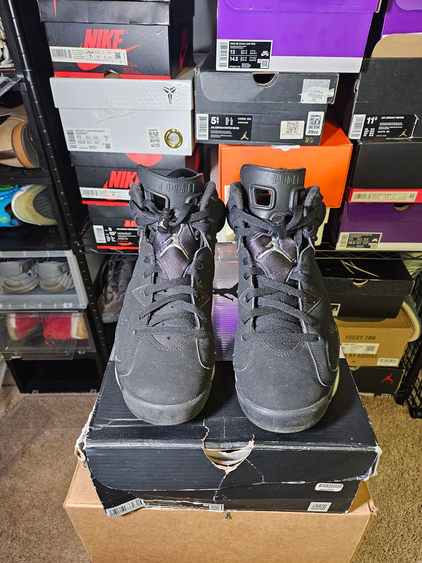 Size 9 - AJ 6 Retro Mid Chrome