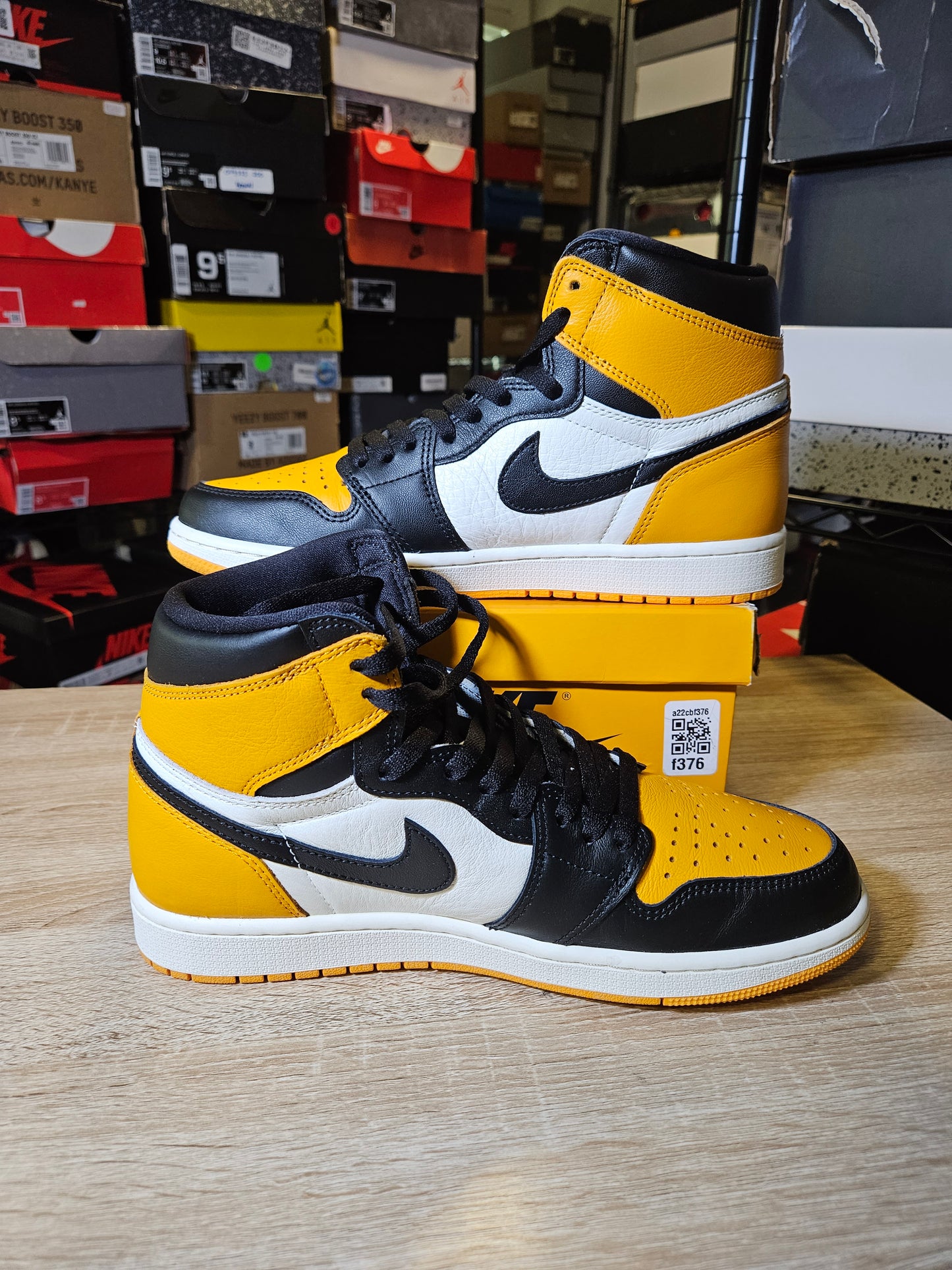 Size 10 - AJ 1 Retro OG High Yellow Toe