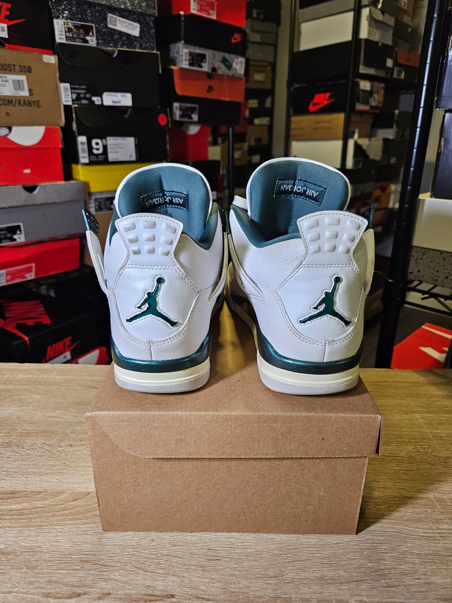 Size 10 - AJ 4 Retro Oxidized Green
