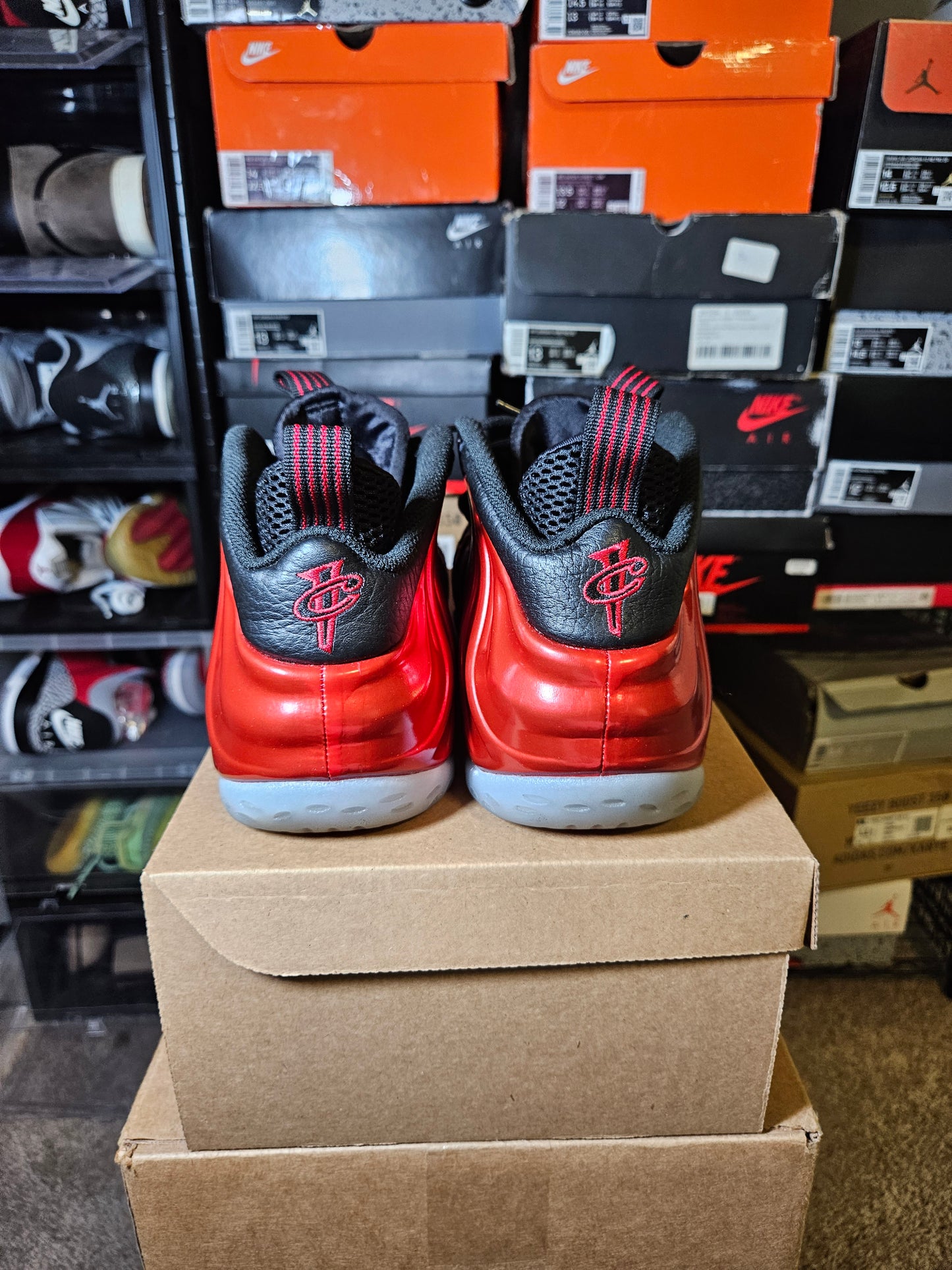 Size 9.5 - Air Foamposite One 2023 Metallic Red
