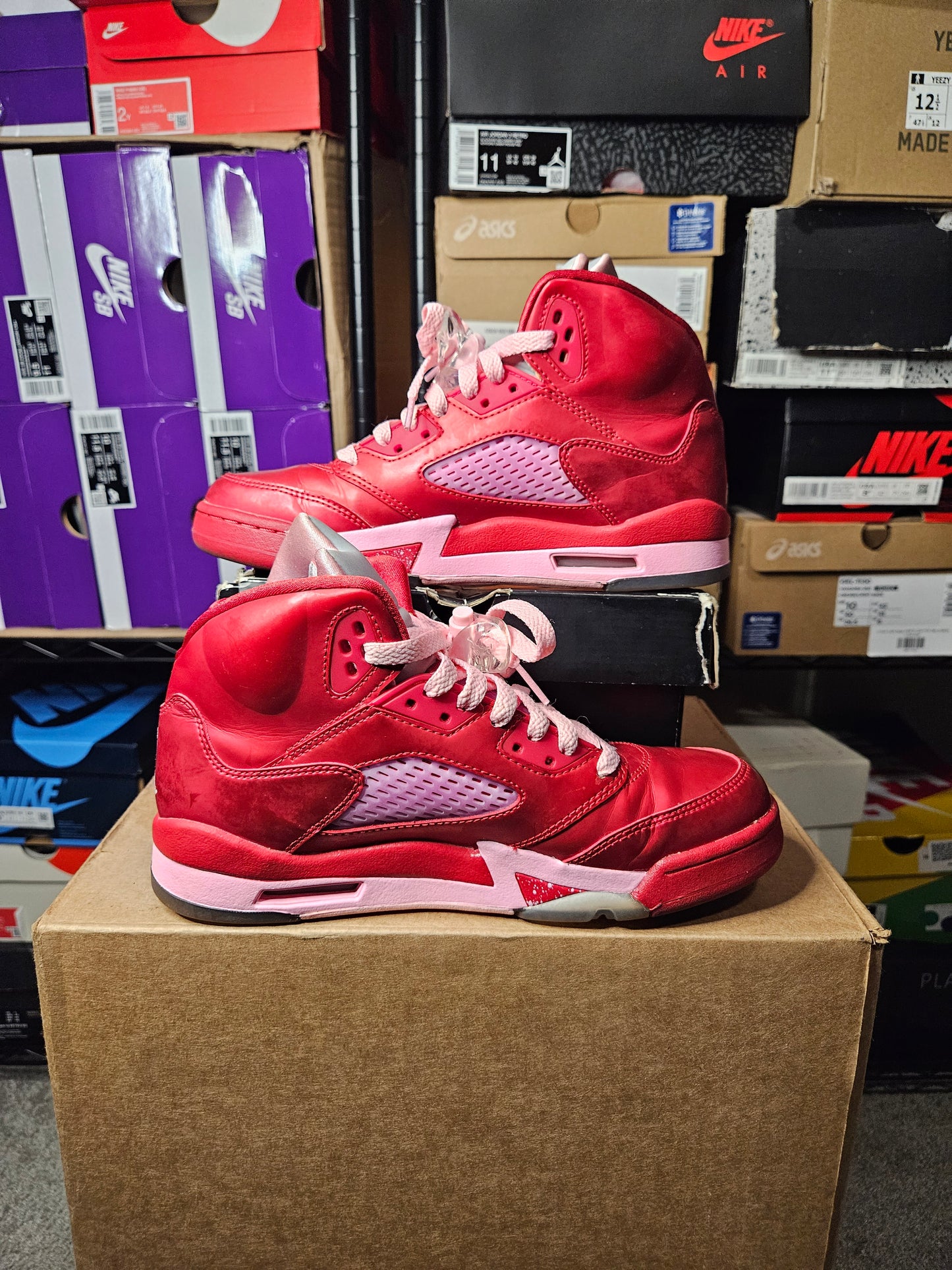 Size 6 - AJ 5 Retro 2013 Valentines Day