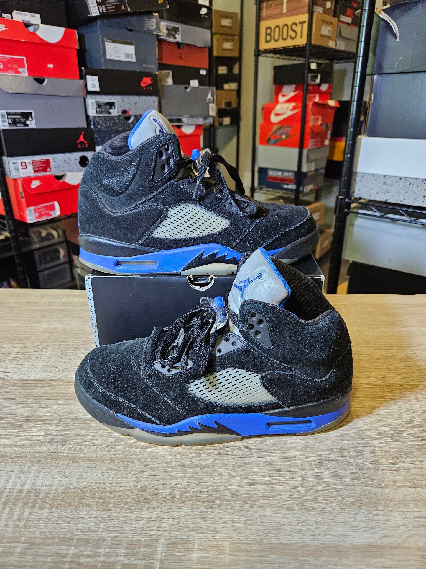 Size 10.5 - AJ 5 Retro Mid Racer Blue