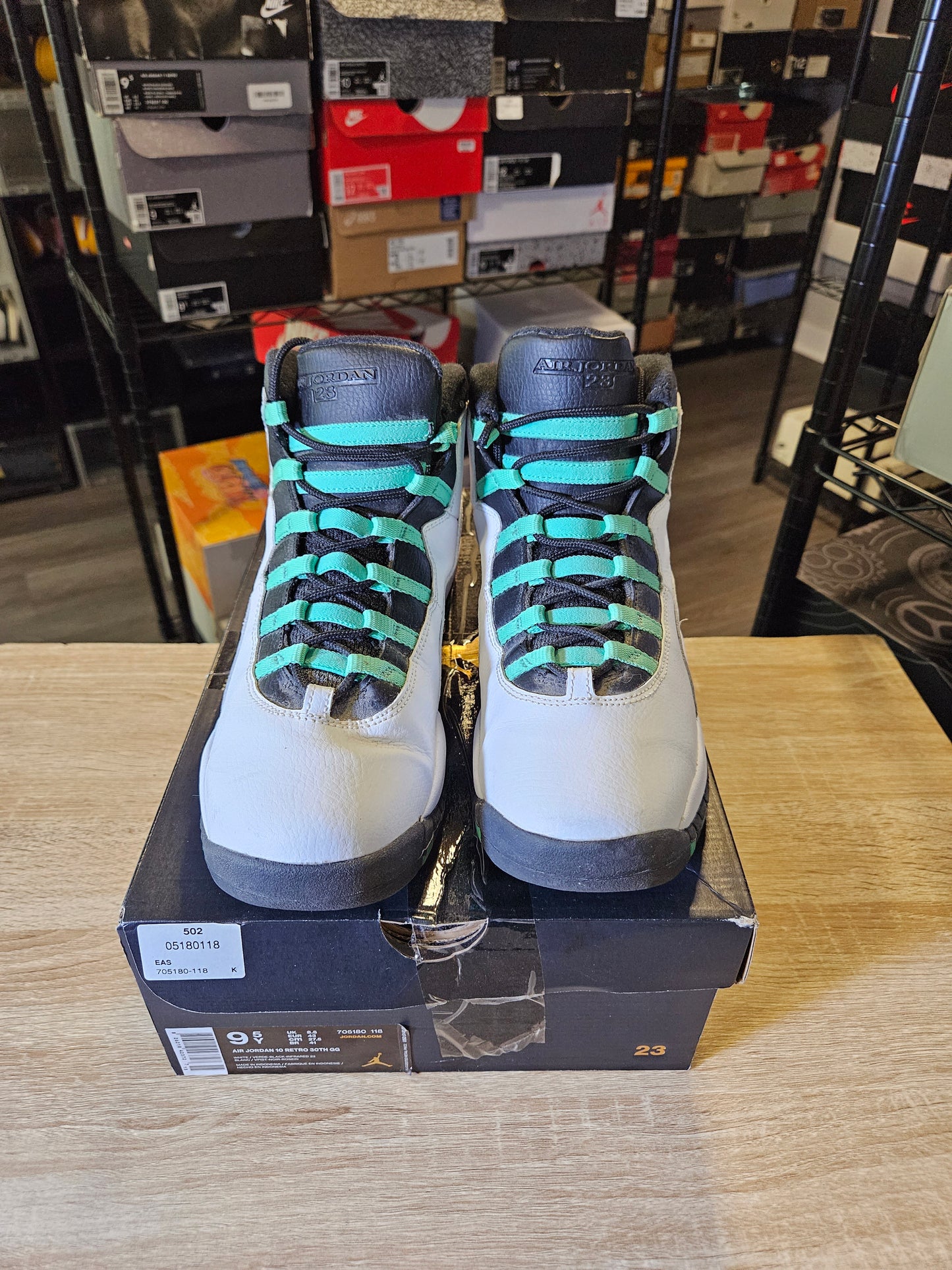 Size 9.5 - AJ 10 Retro Verde