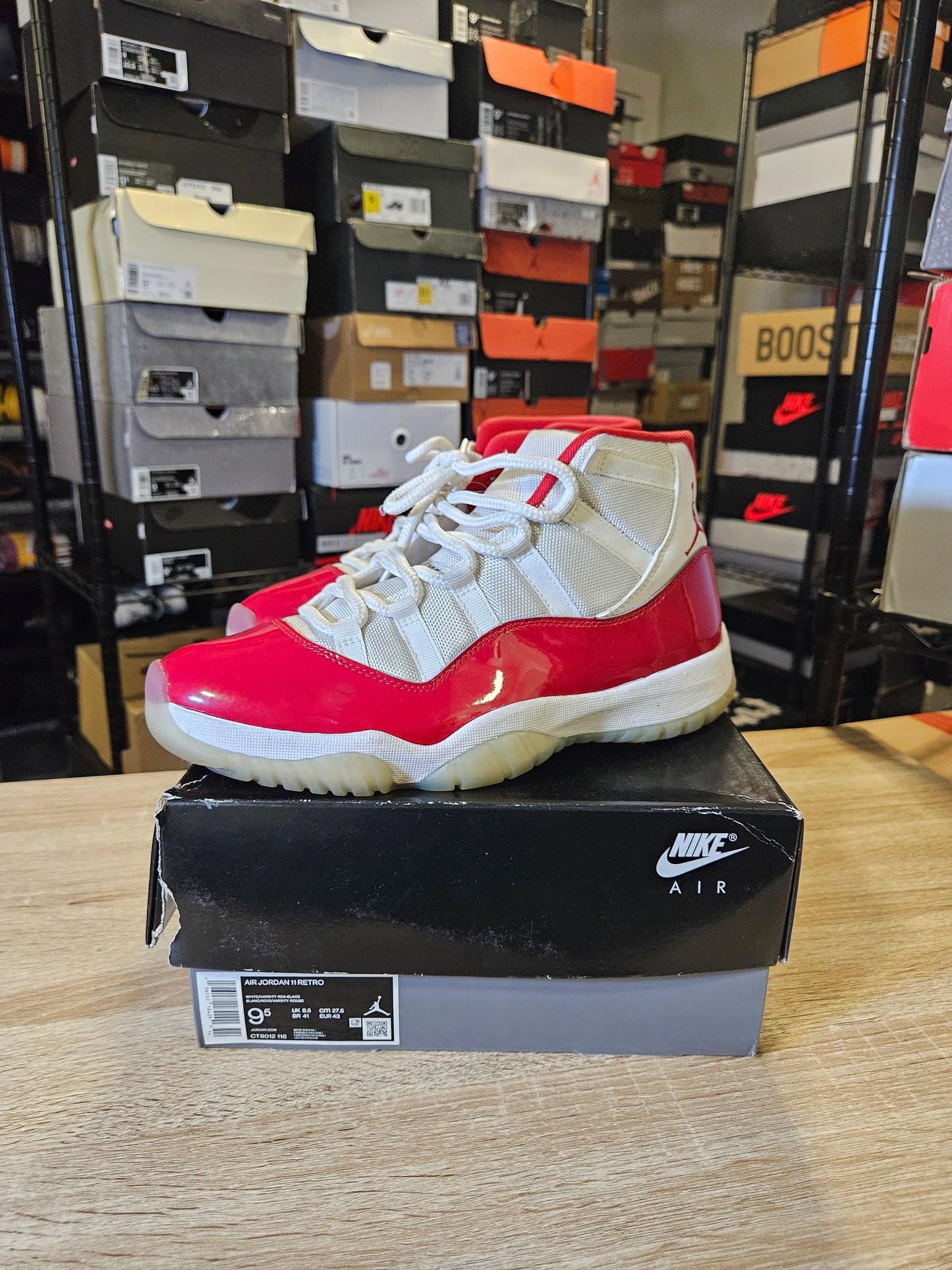 Size 9.5 - AJ 11 Retro High Cherry