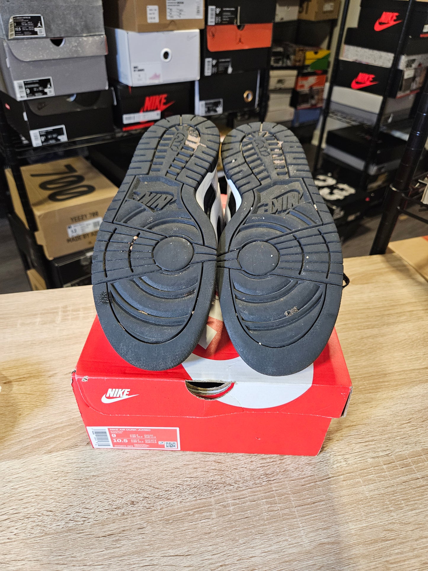 Size 9 - Air Dunk Jumbo Reverse Panda