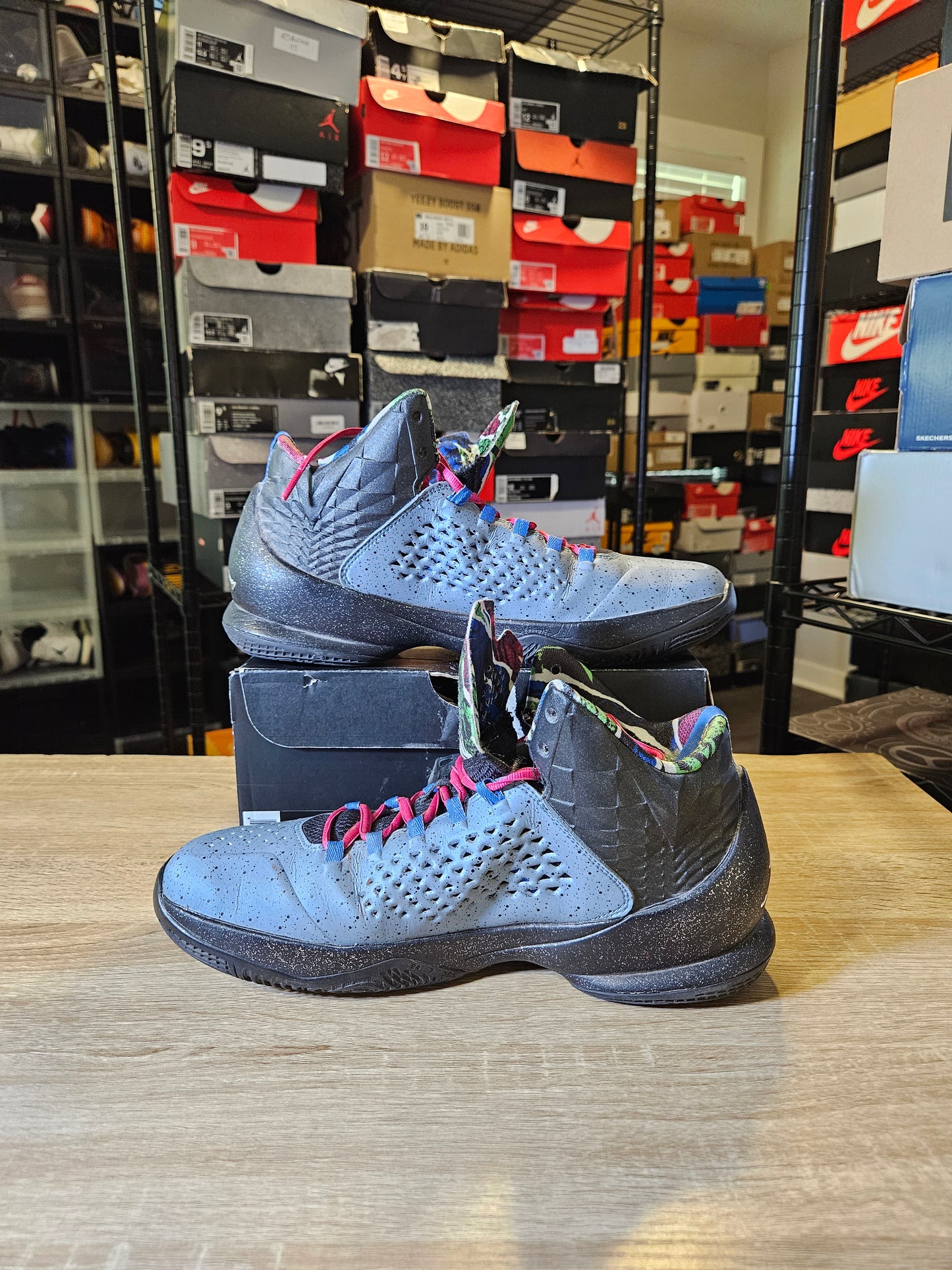 Size 9.5 - AJ Melo M11 Concrete Island