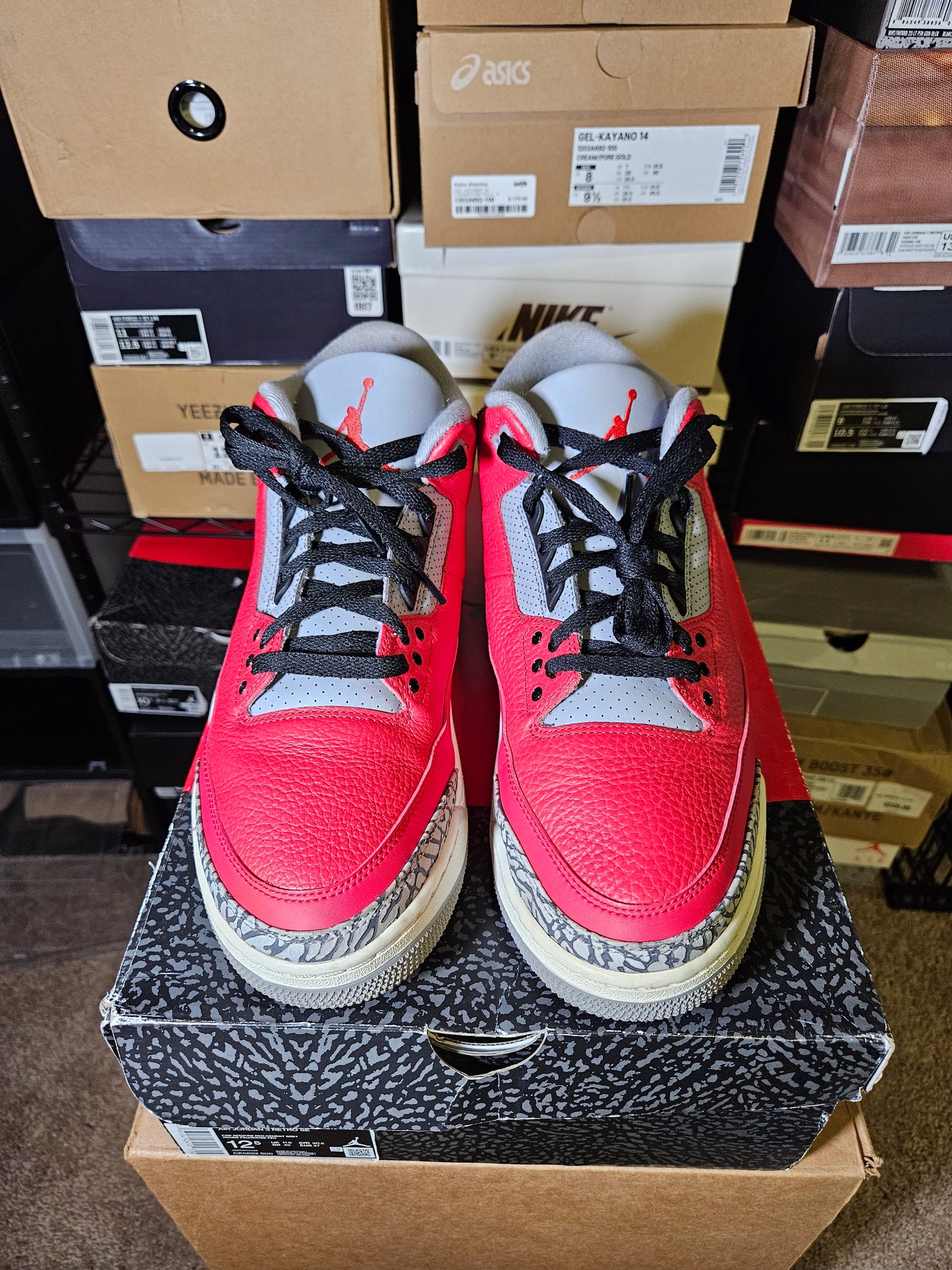 Size 12.5 - AJ 3 Unite Red
