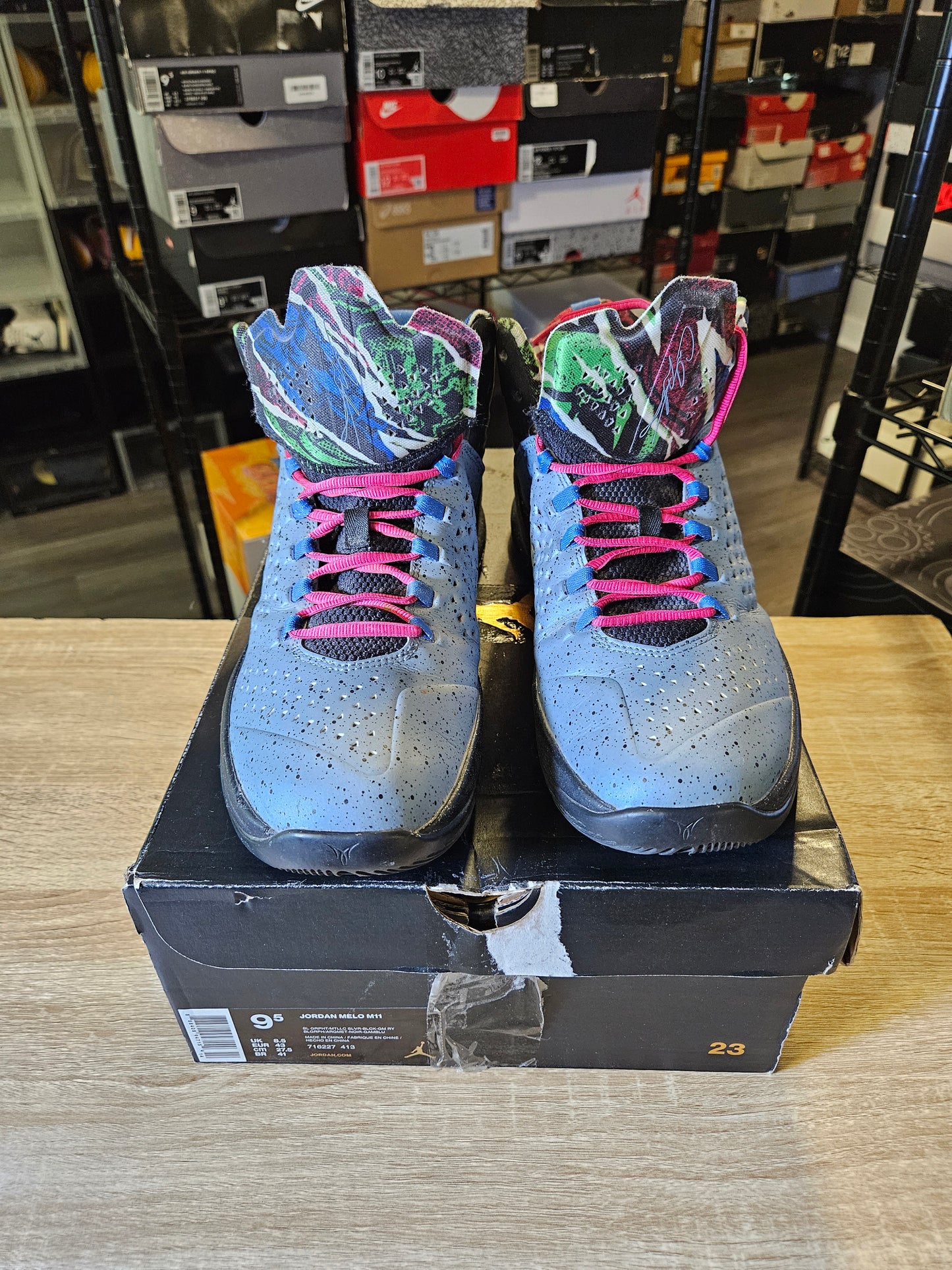 Size 9.5 - AJ Melo M11 Concrete Island