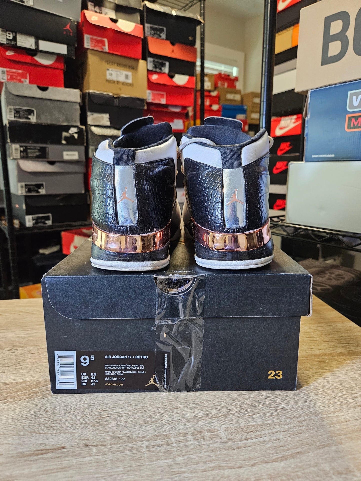 Size 9.5 - AJ 17+ Retro 2016 Copper