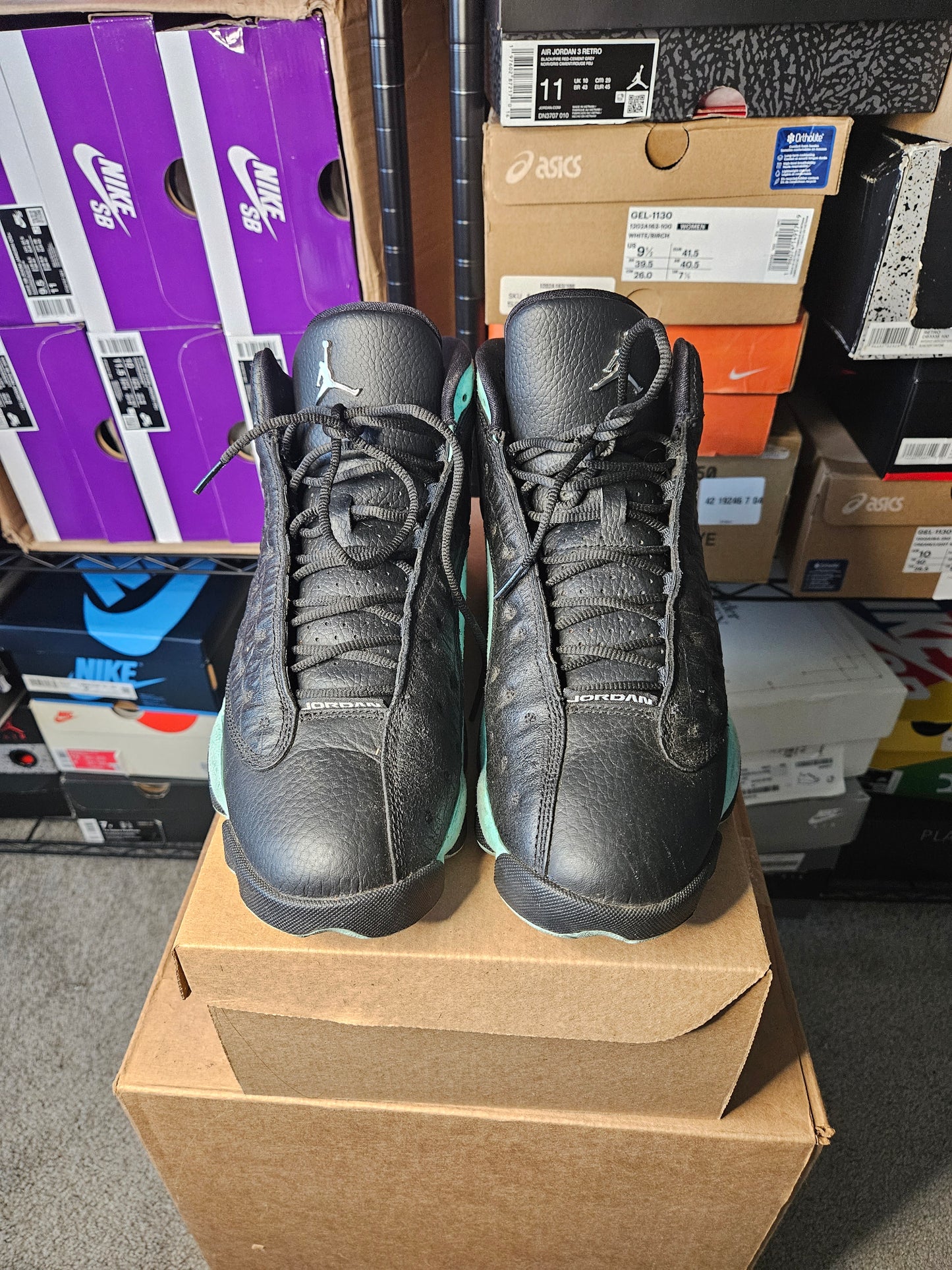 Size 10.5 - AJ 13 Retro Island Green