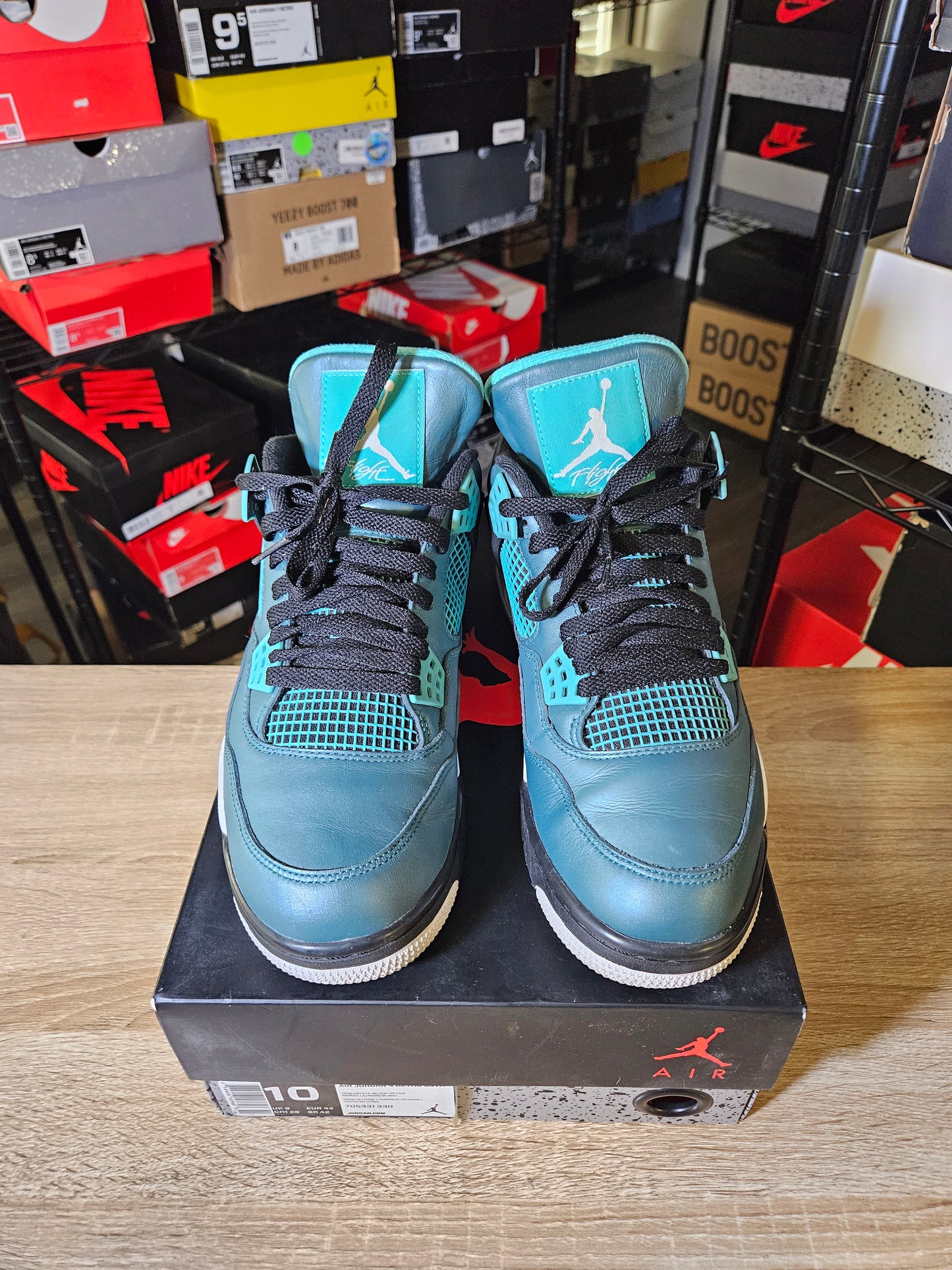 Size 10 - AJ 4 Retro Teal