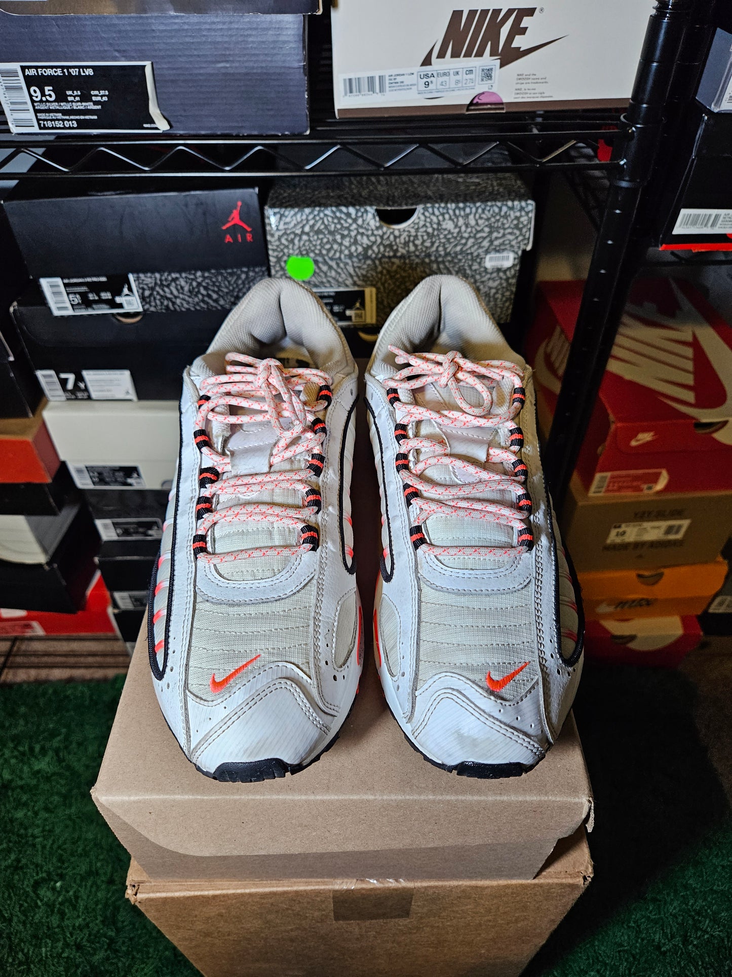 Size 10 - Air Max Tailwind 4 SE White Flash Crimson